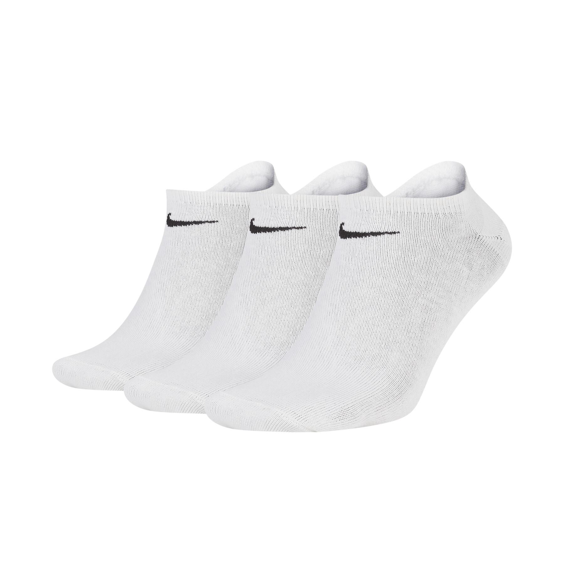 Pack of 3 pairs of low socks Nike Lightweight
