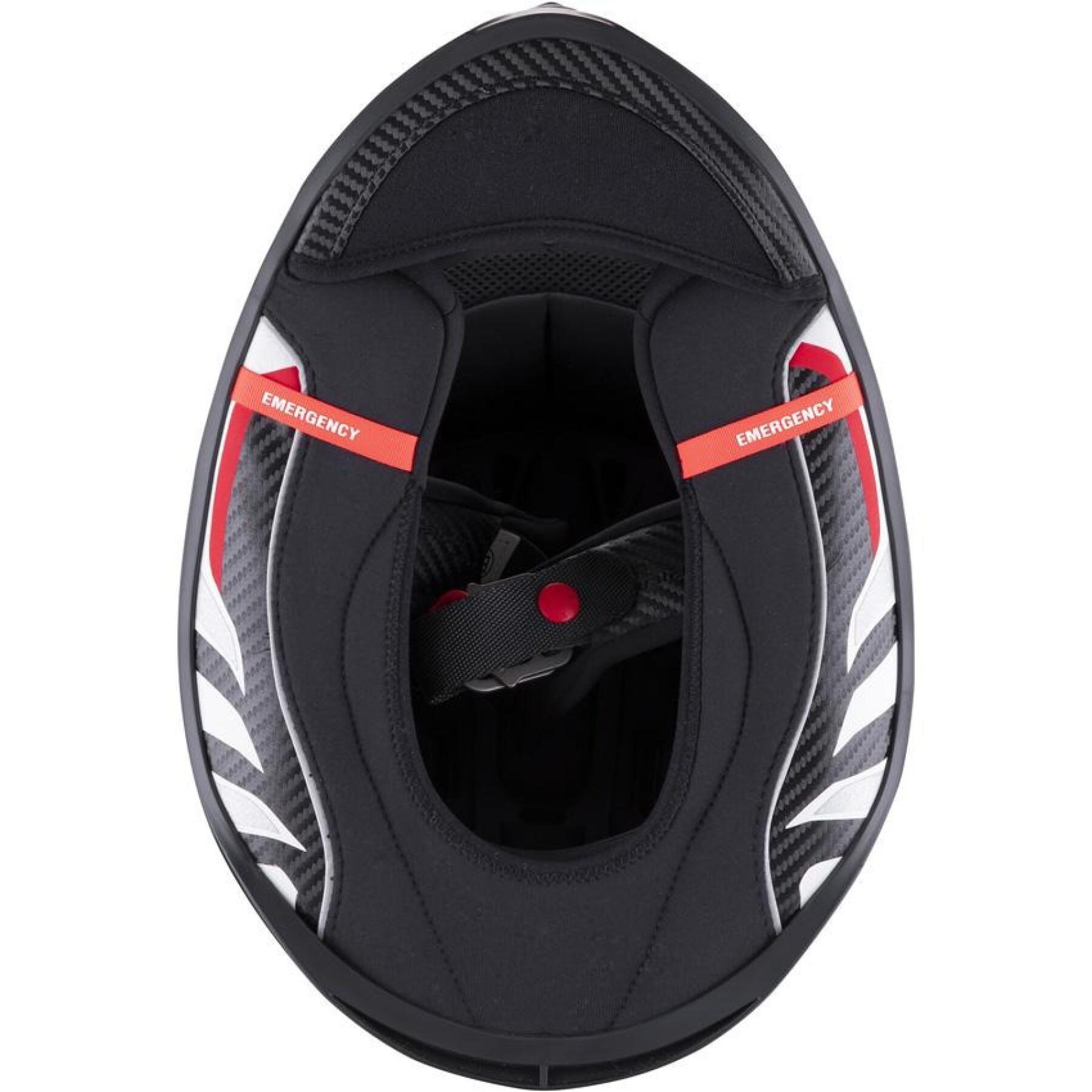 Full face helmet Scorpion Exo-R1 Carbon Air SOLID