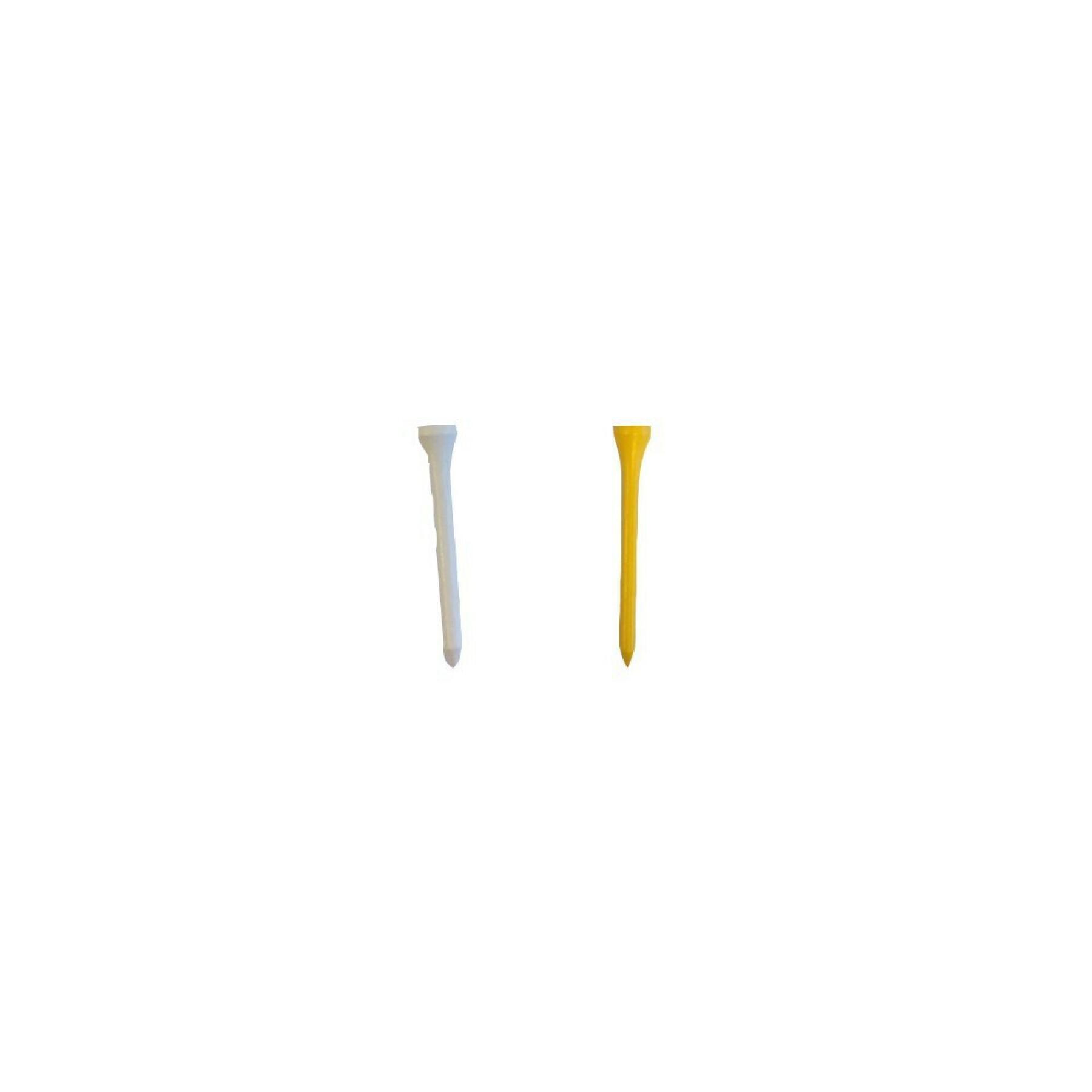 Bag of 20 wooden tees Norsud 70mm