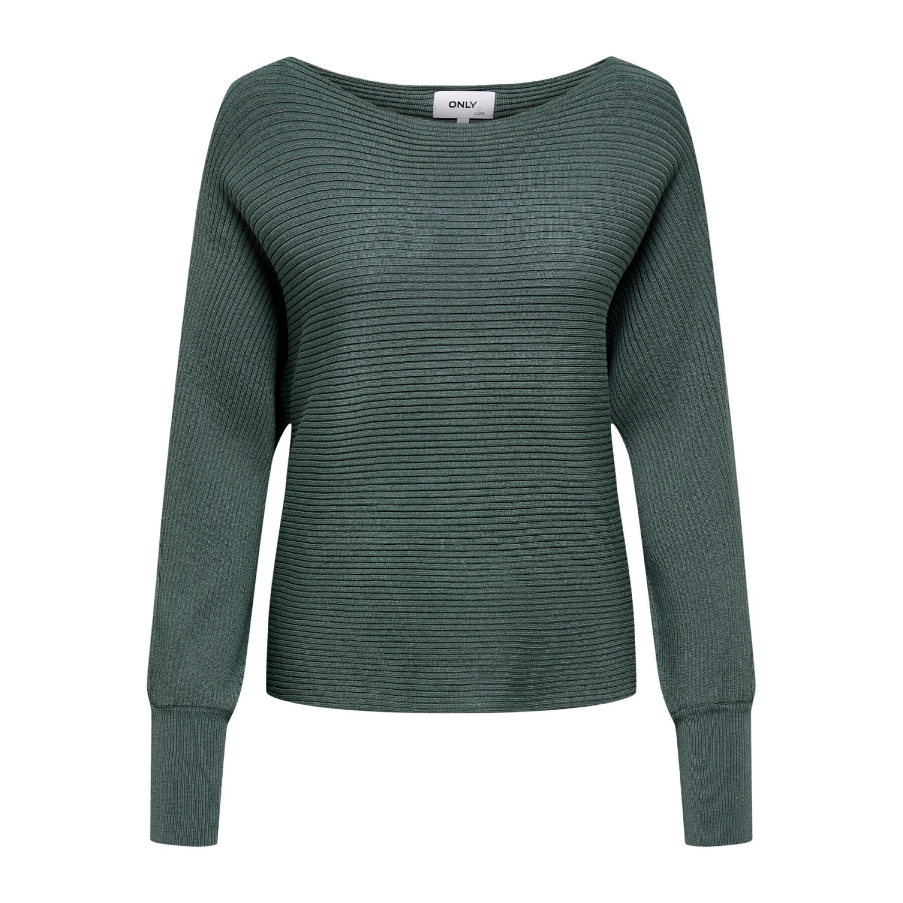 Women's short knitted sweater Only Onladaline