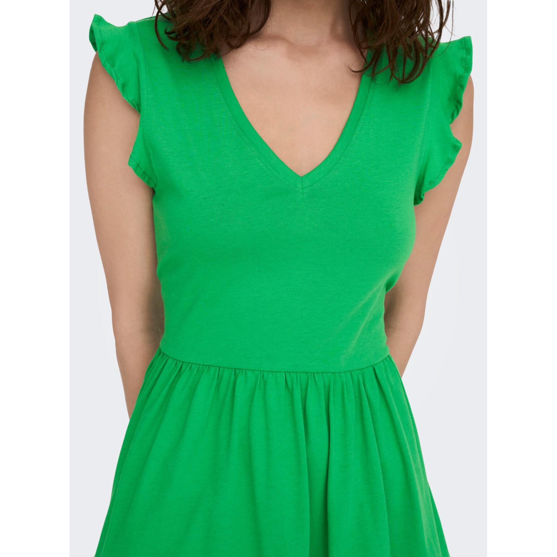 Ruffled dress for women Only May