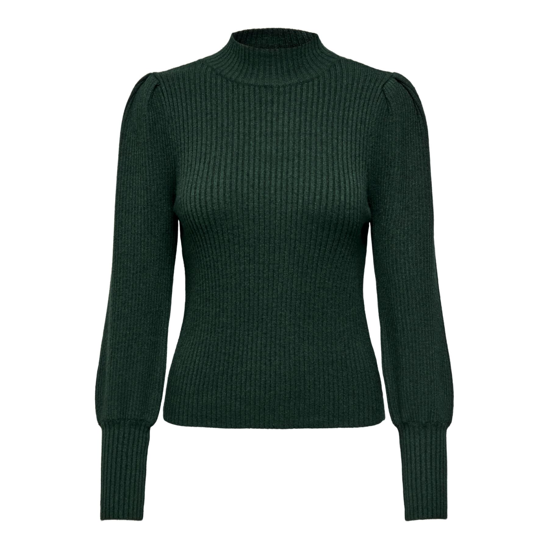 Women's knitted high neck sweater Only Katia