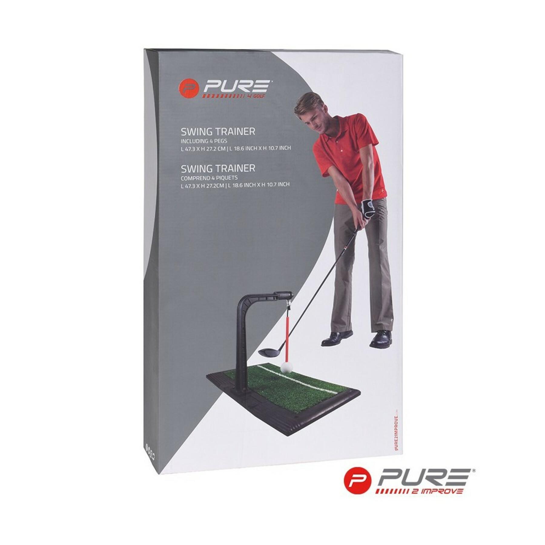 Swing trainer indoor/outdoor and hitting mat Pure2Improve
