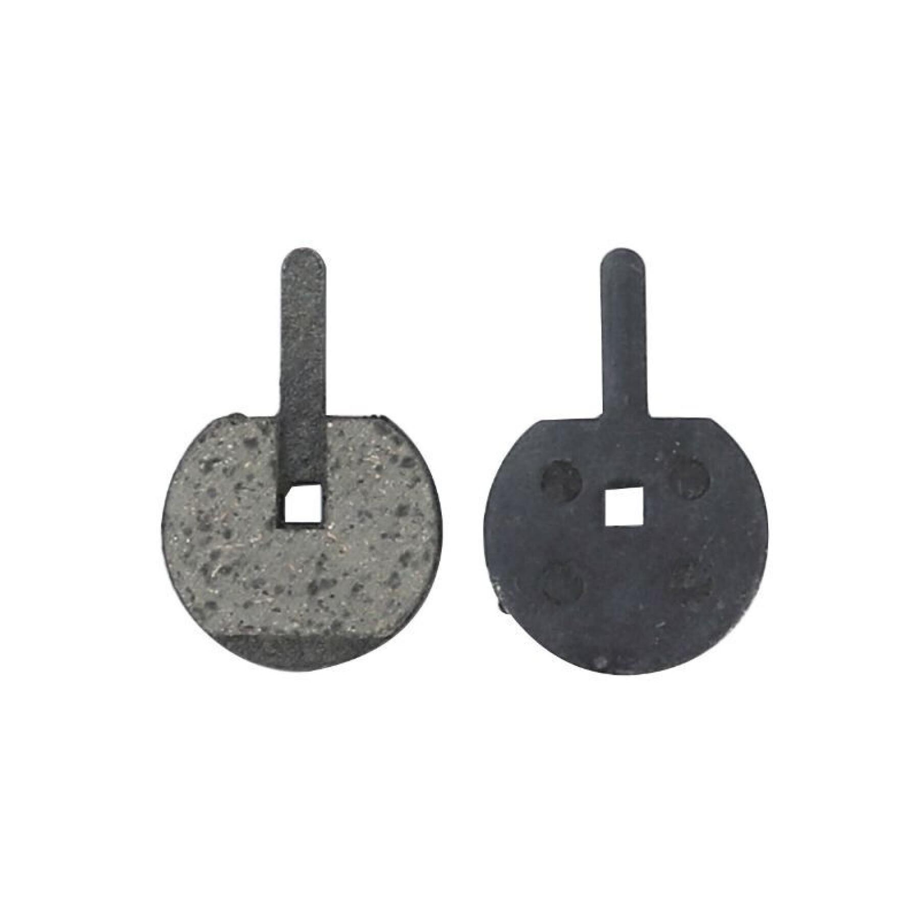 Pair of bike brake pads for mechanical caliper P2R Saccon Ref 179927-179928