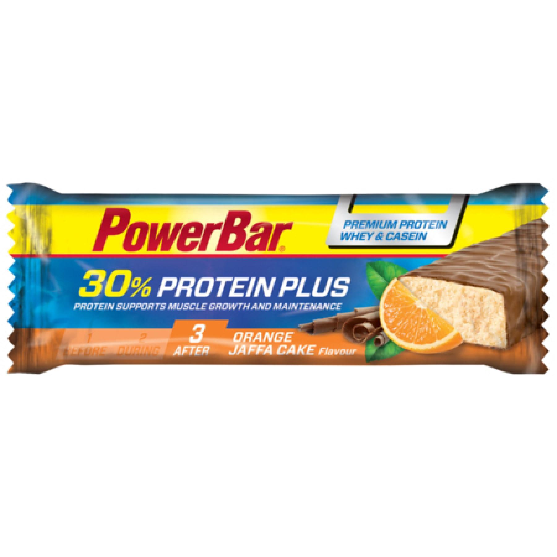 Batch of 15 bars PowerBar ProteinPlus 30 % - Orange Jaffa Cake
