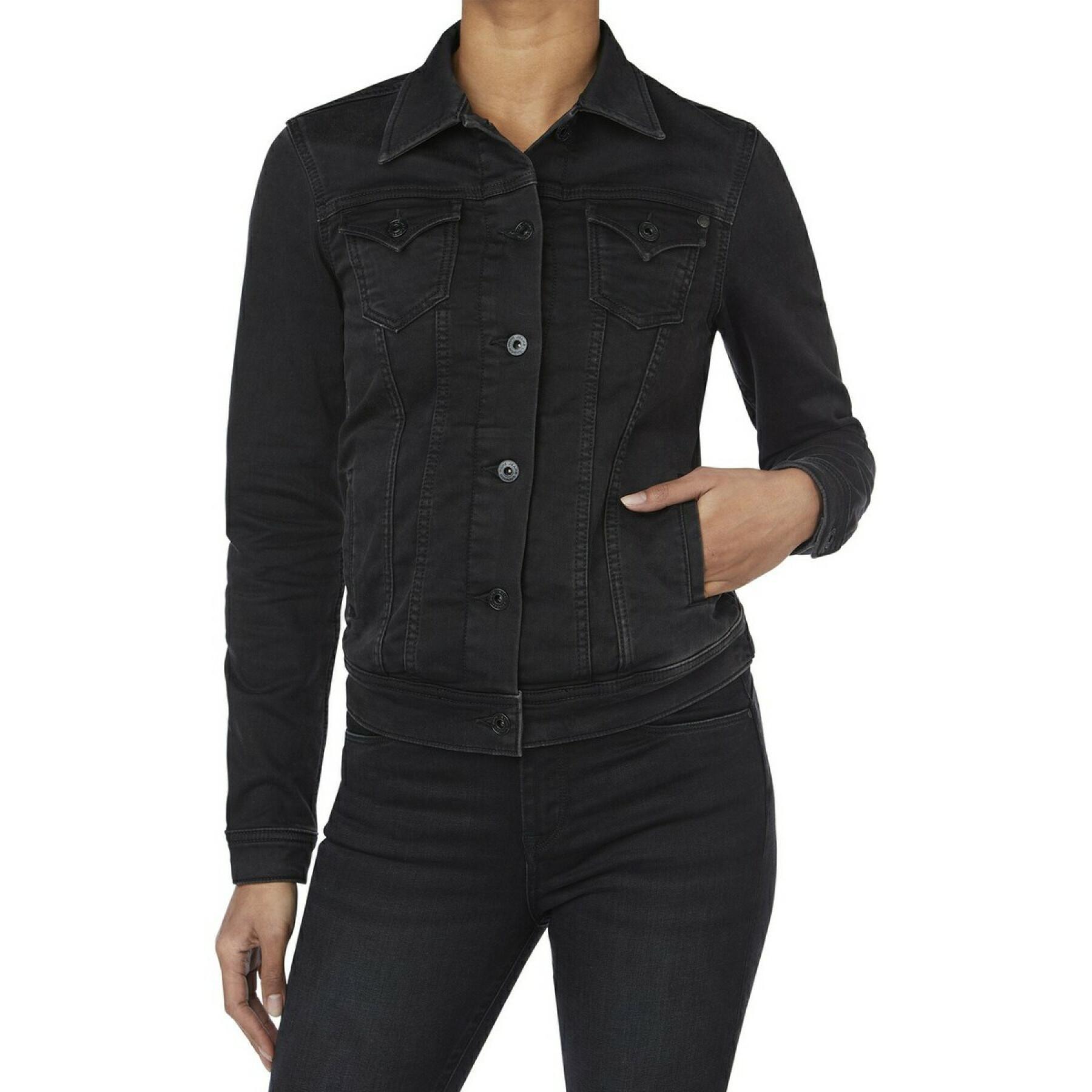 Buy Pepe Jeans Women's Thrift Pl400755cf7 Denim Jacket Online at  desertcartINDIA