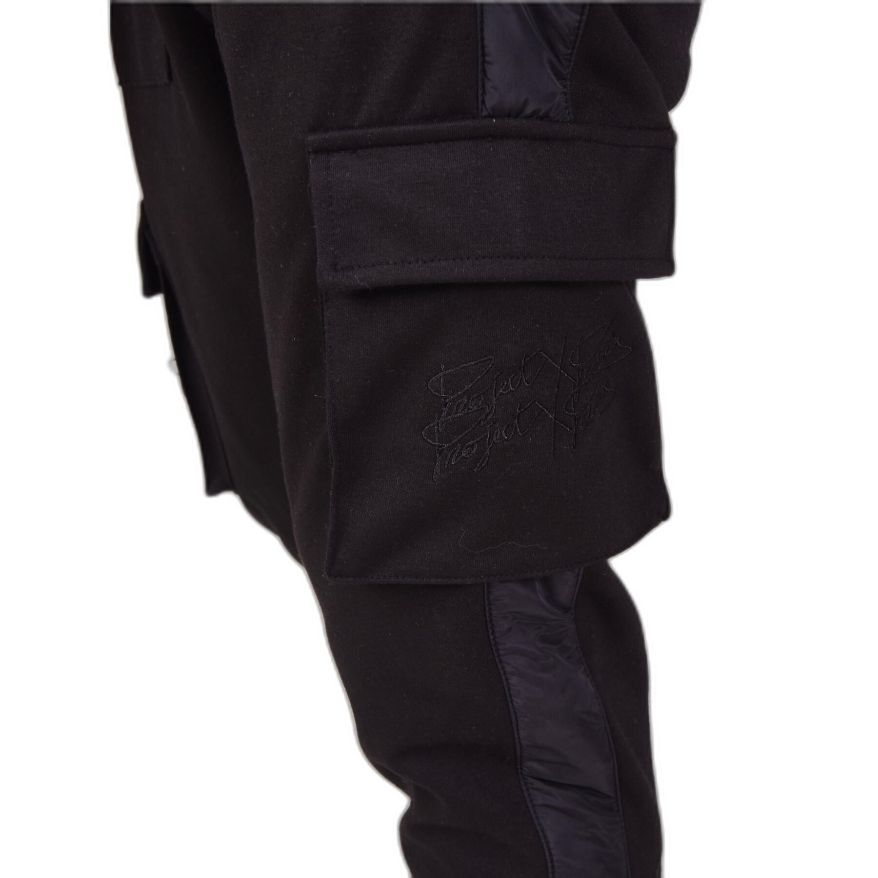 Loose-fitting fleece cargo jogging suit Project X Paris