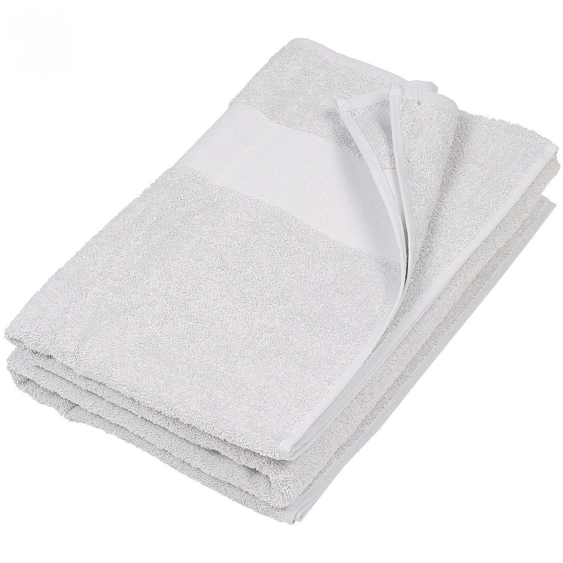 Cotton bath sheet Kariban blanc