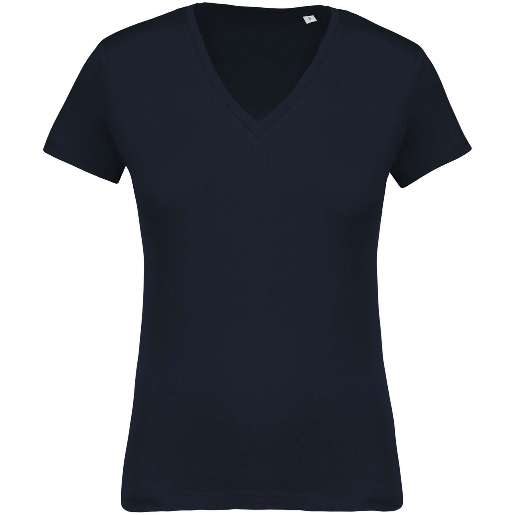 Women's T-shirt Kariban Coton Bio Col V