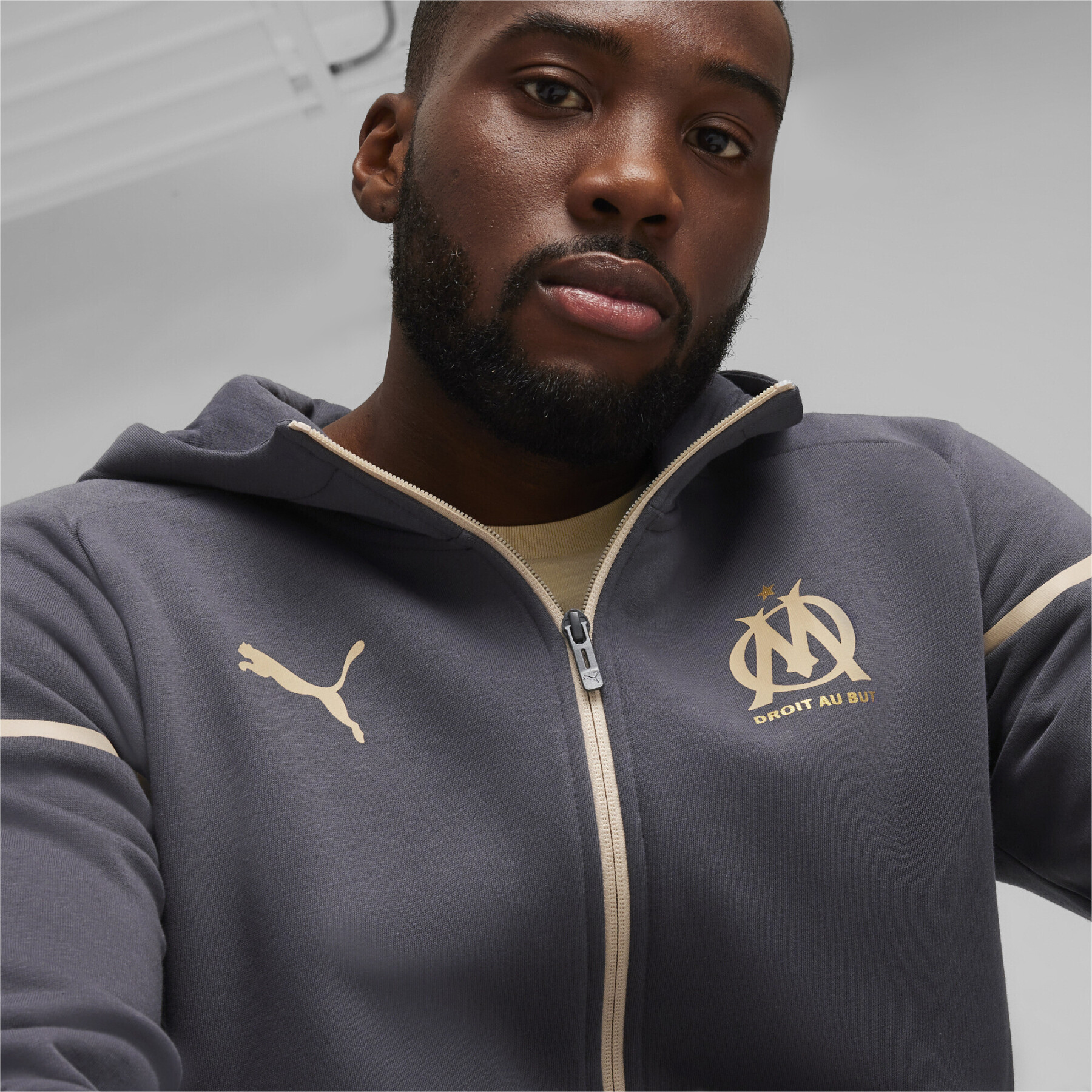 Hooded tracksuit jacket om casuals 2023/24