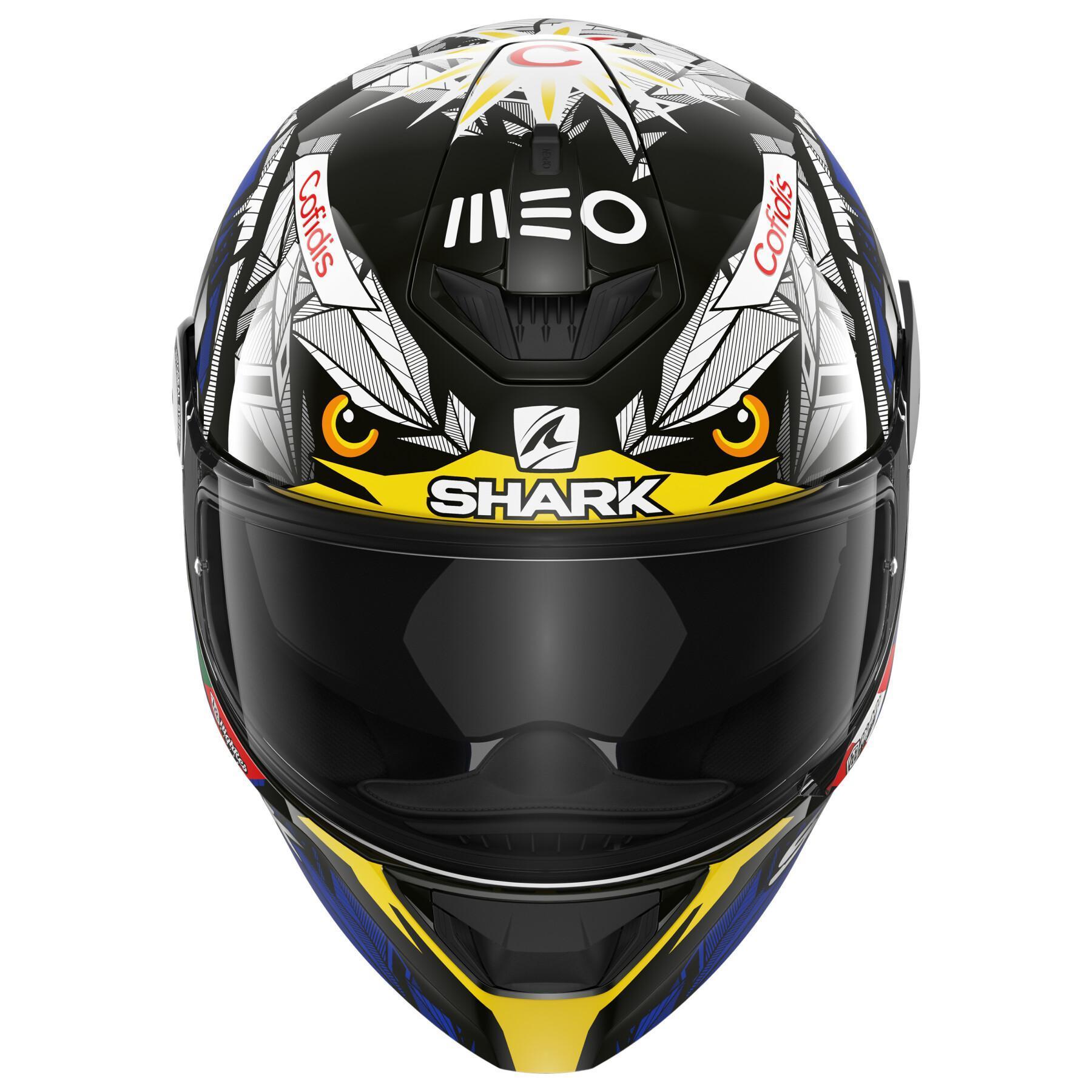 Full face motorcycle helmet Shark d-skwal 2 oliveira falcao
