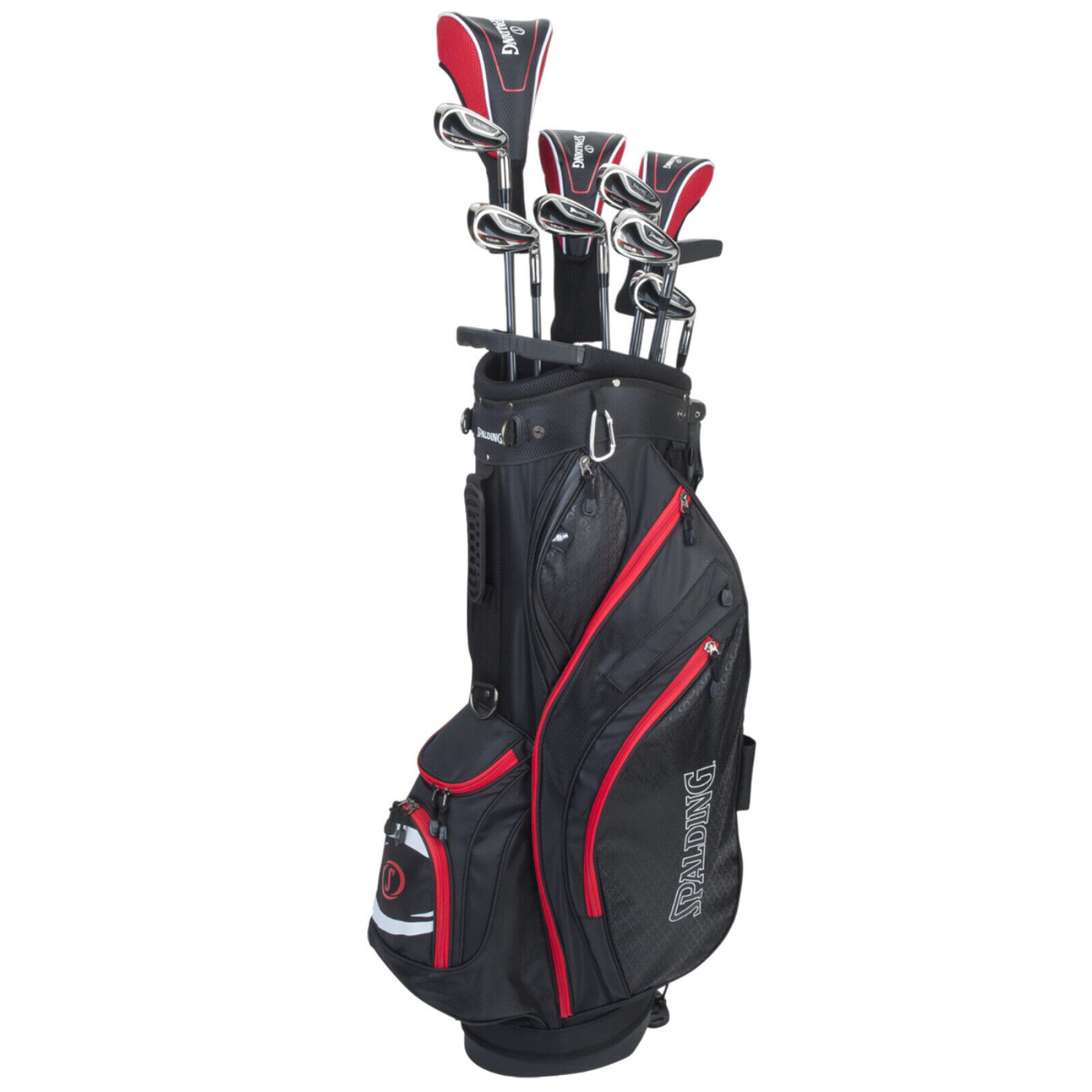 Right-handed golf set with tripod bag with 5 dividers Spalding Graphite