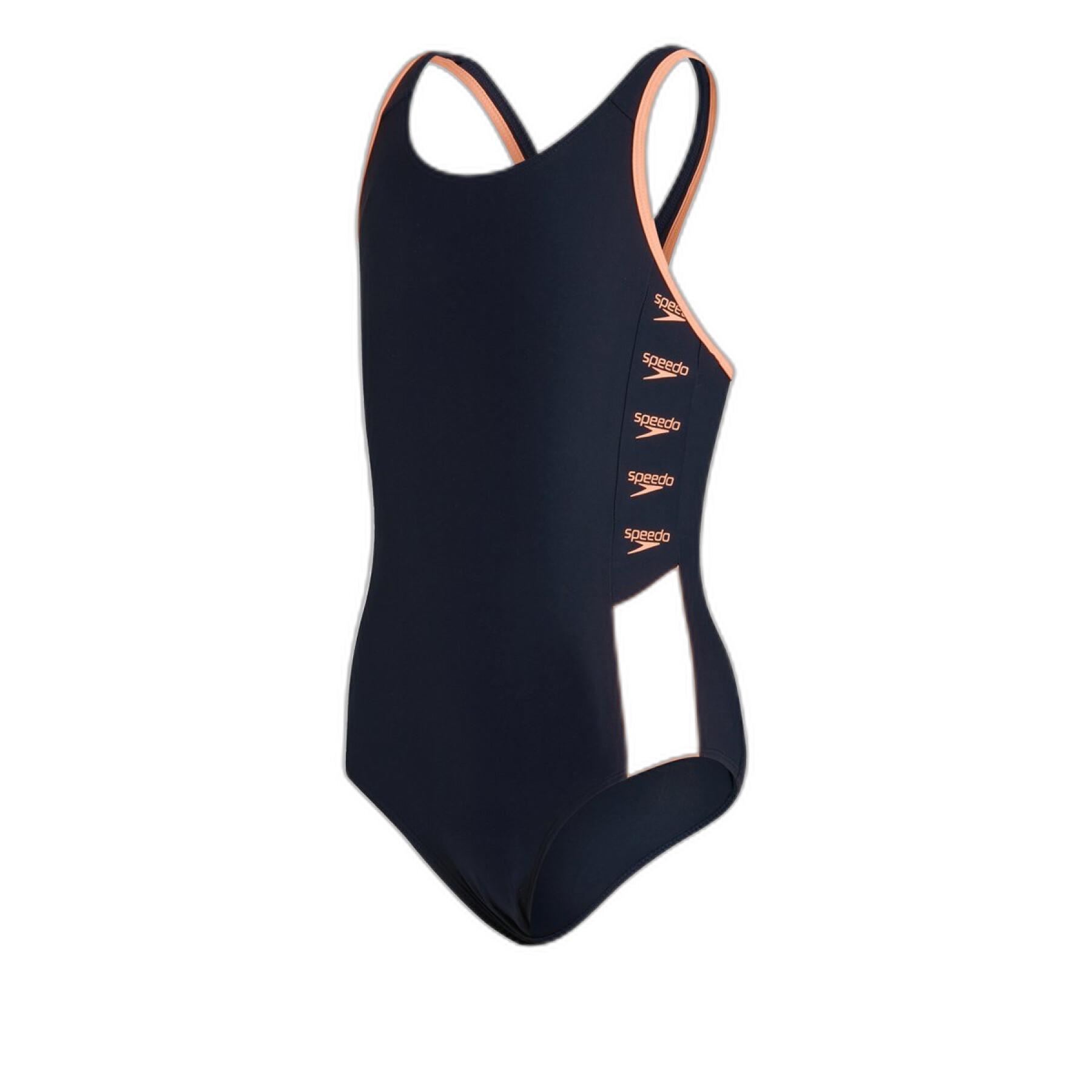 1-piece swimsuit with spisure logo for girls Speedo Boom