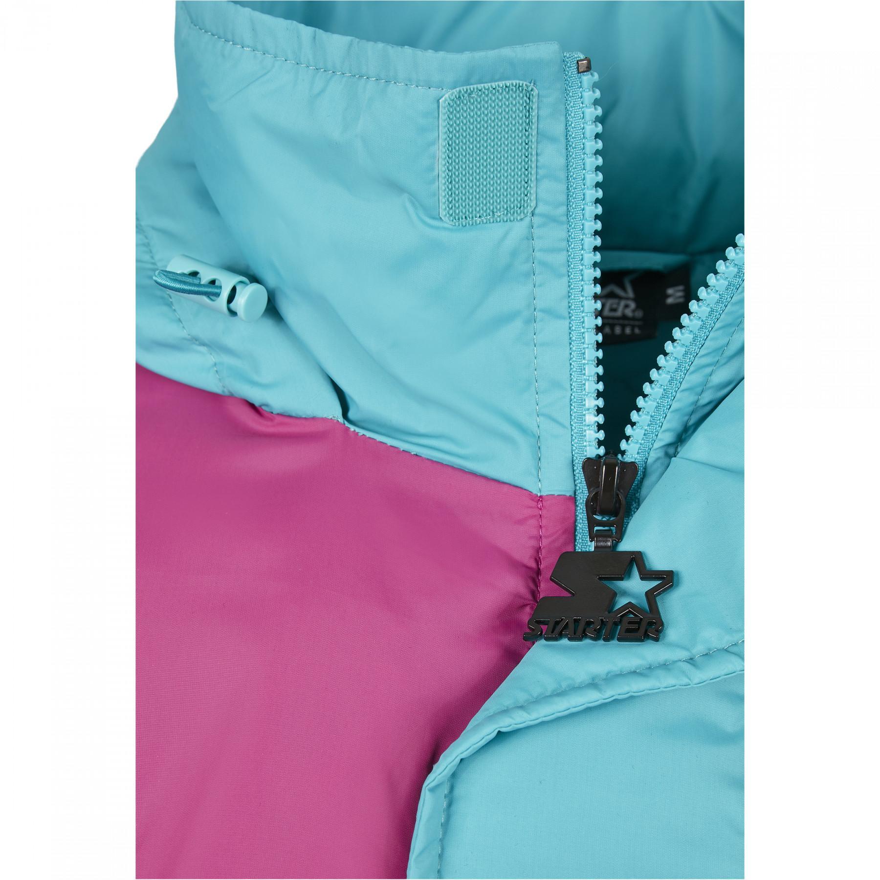 Jacket Urban Classics starter color block 1/2 zip retro