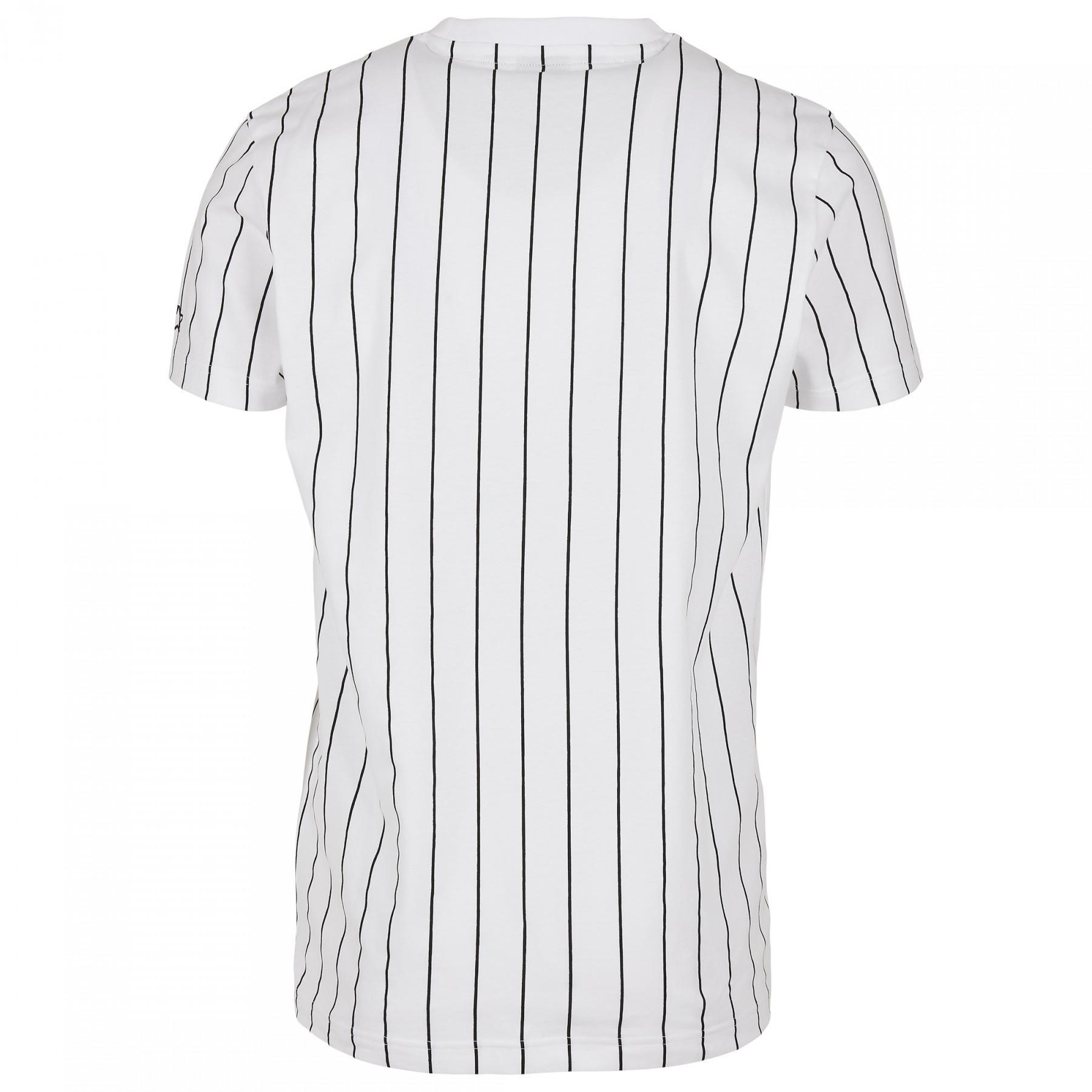 T-shirt Urban Classics starter pinstripe jersey