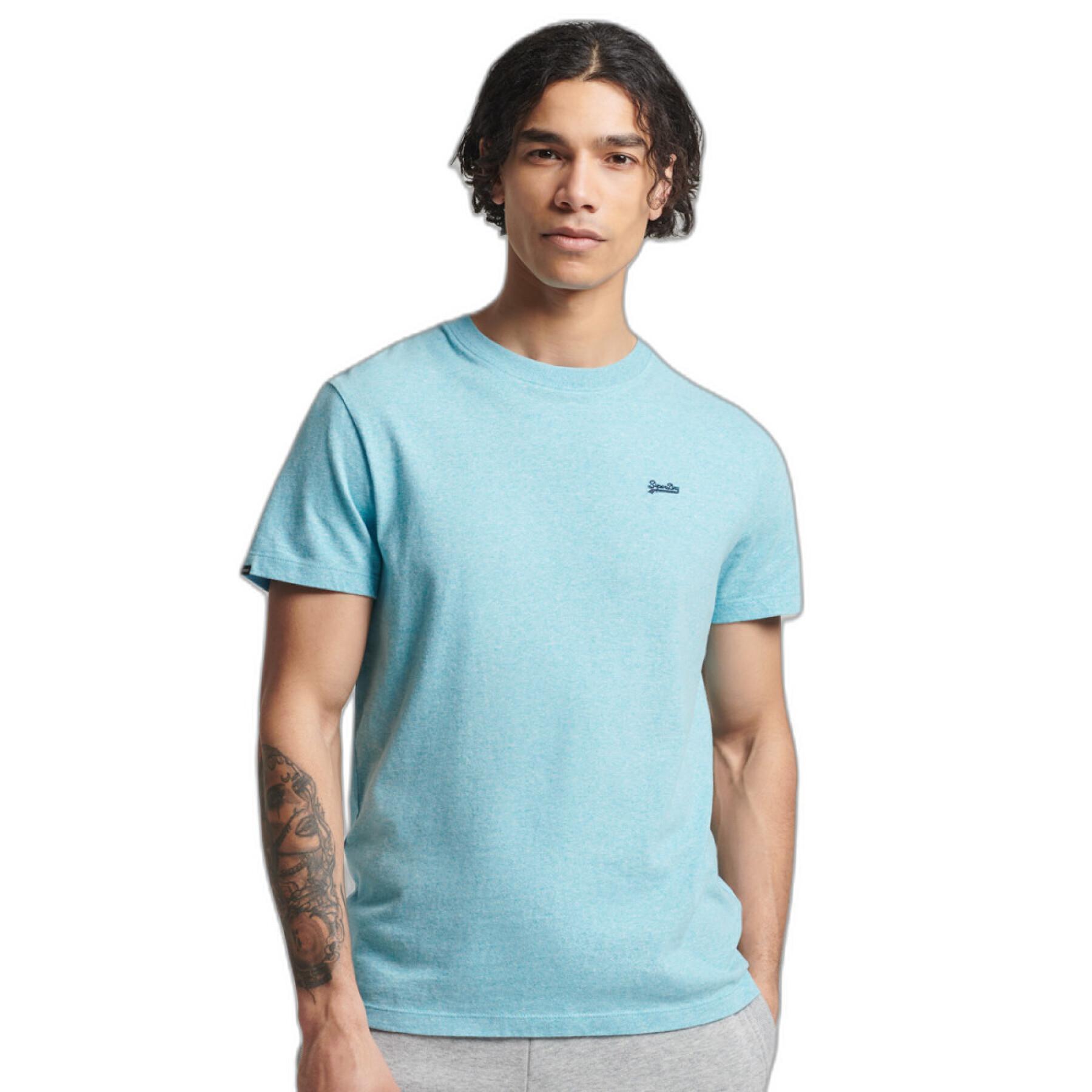 Micro embroidered organic cotton T-shirt Superdry