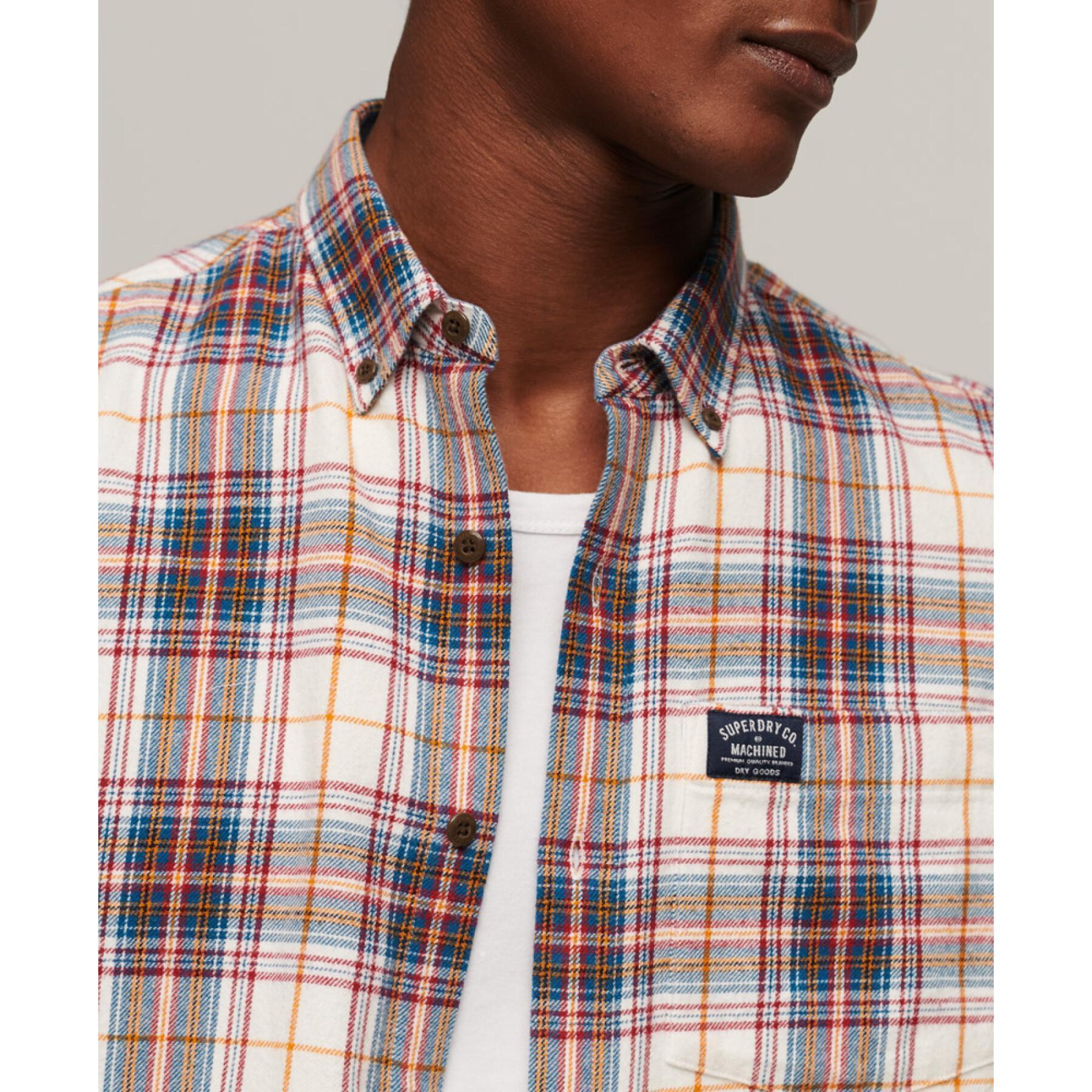 Long-sleeved lumberjack shirt in organic cotton Superdry