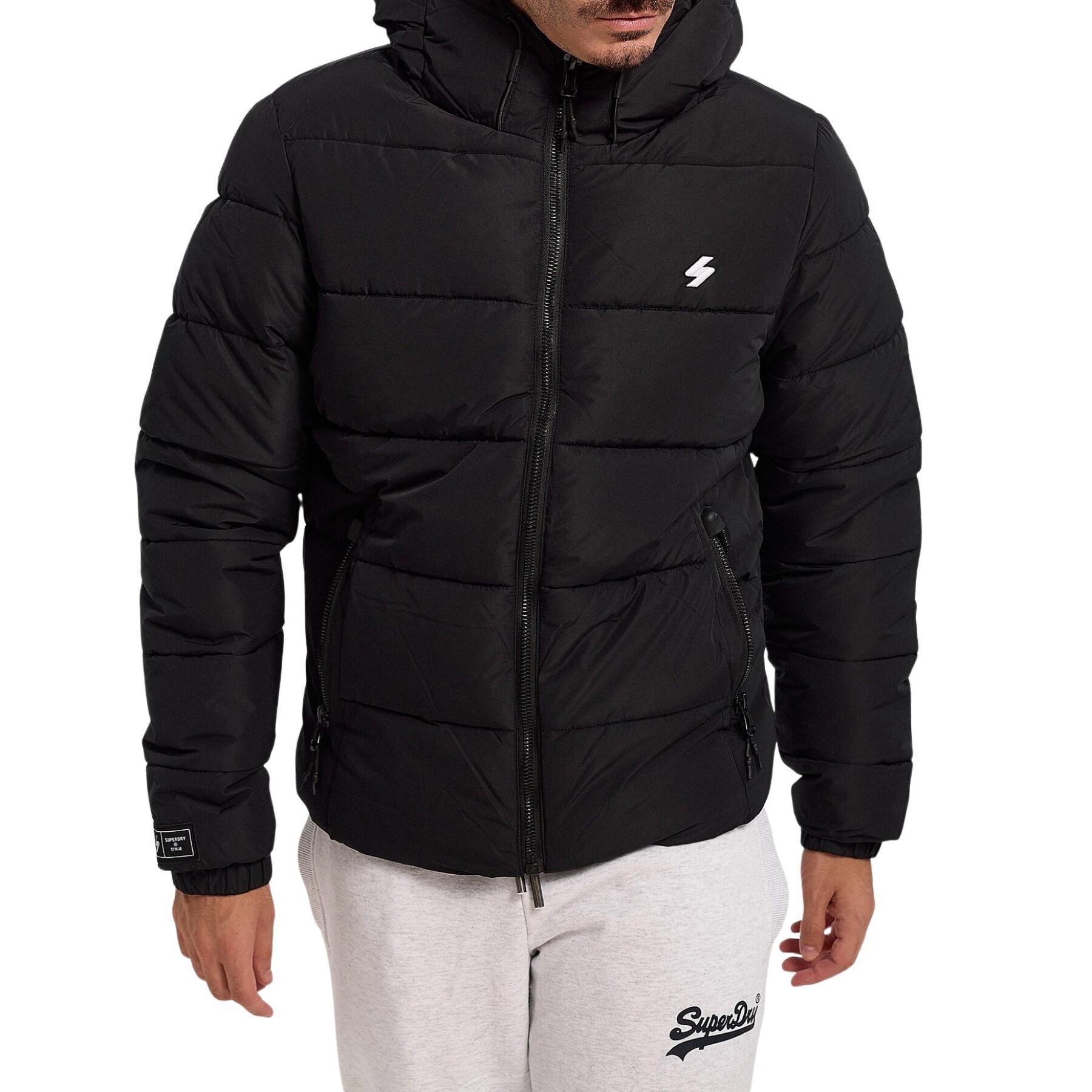 Hooded Puffer Jacket Superdry Sports