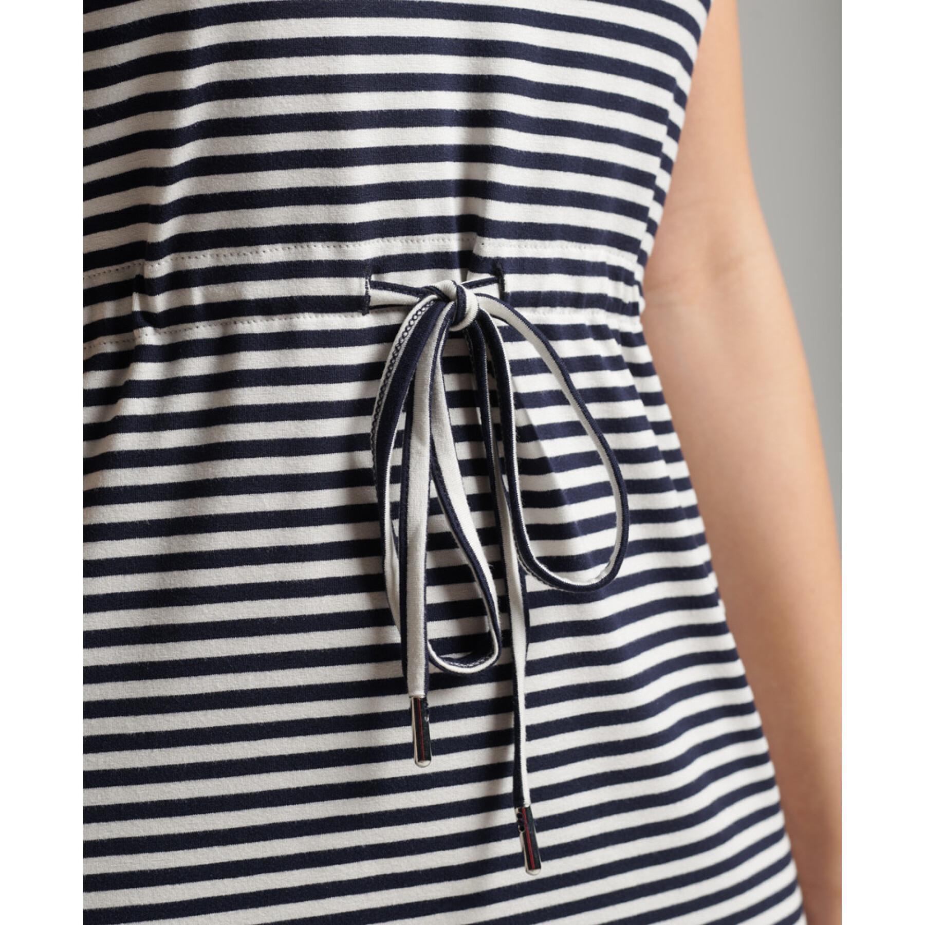 T-shirt dress with drawstring for women Superdry Ecovero