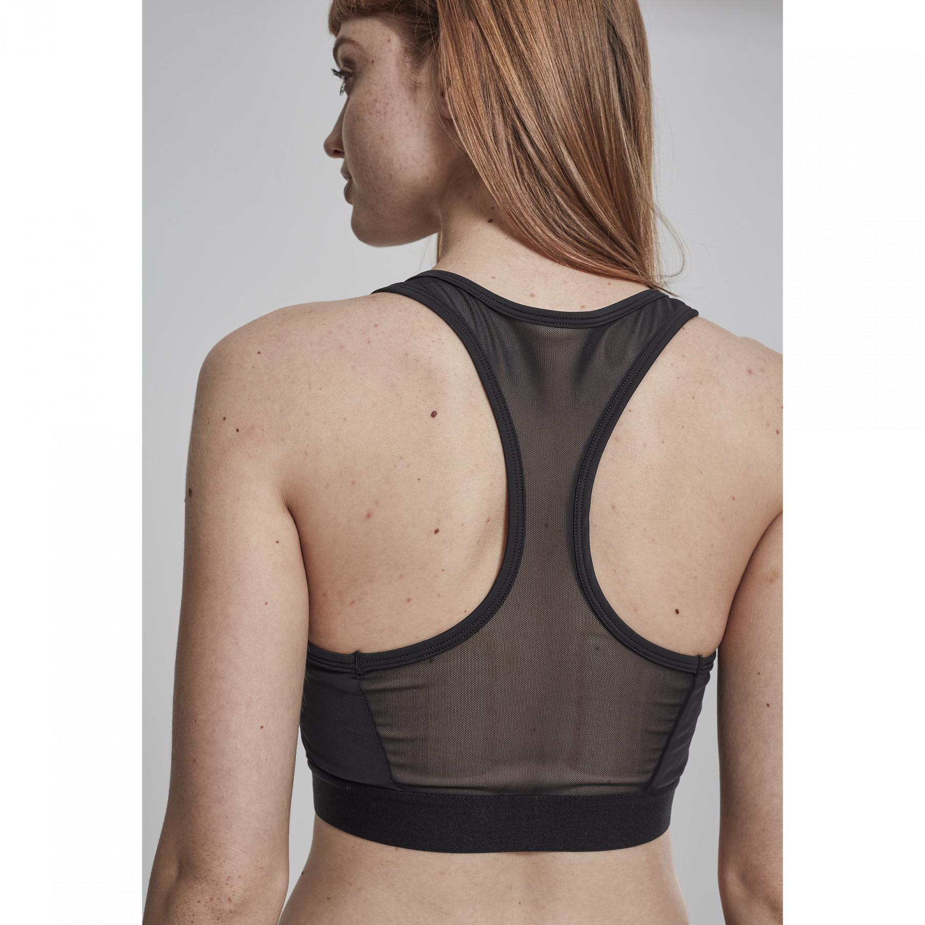 Women's Urban Classic mesh zipped bra
