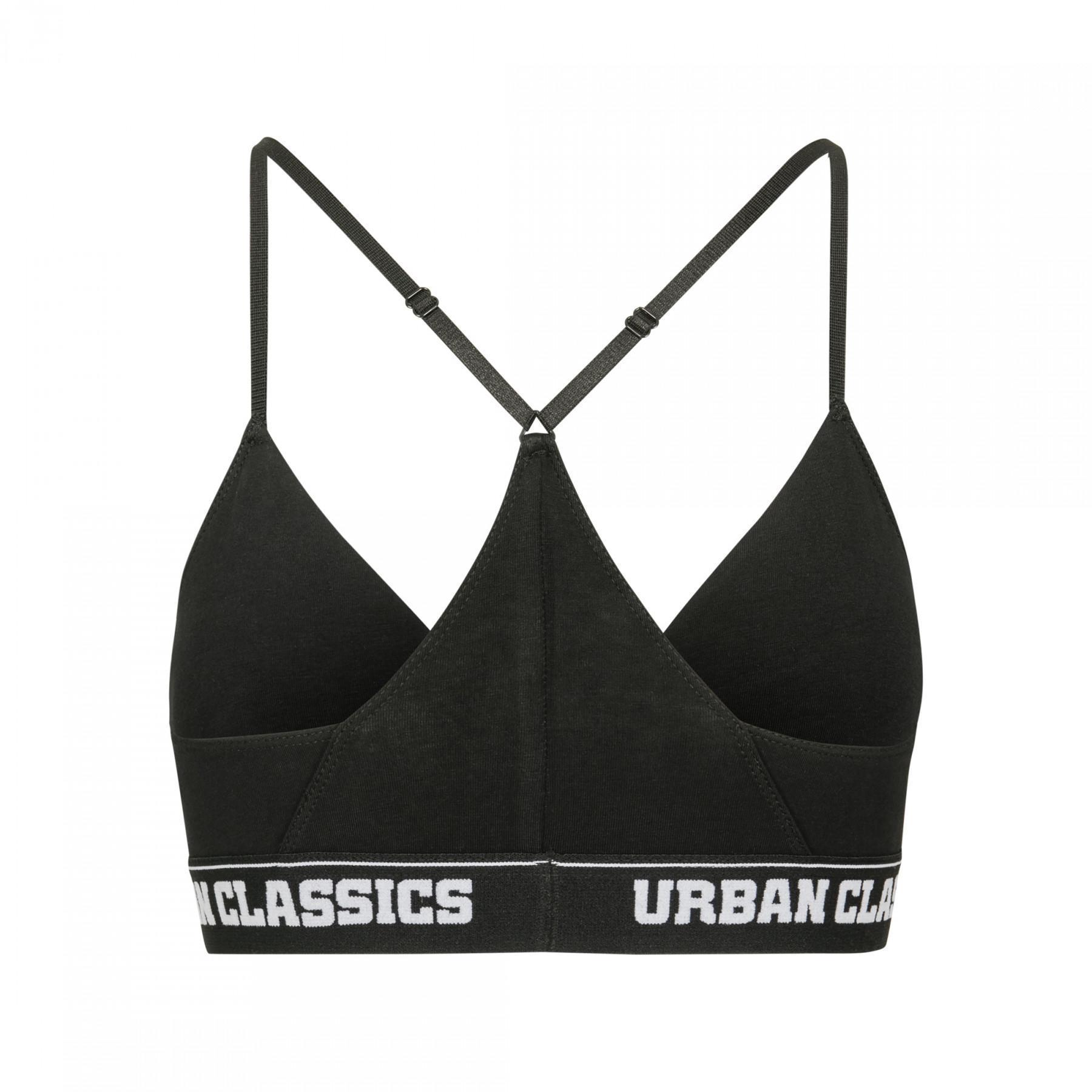Women's Urban Classic triangle logo bra