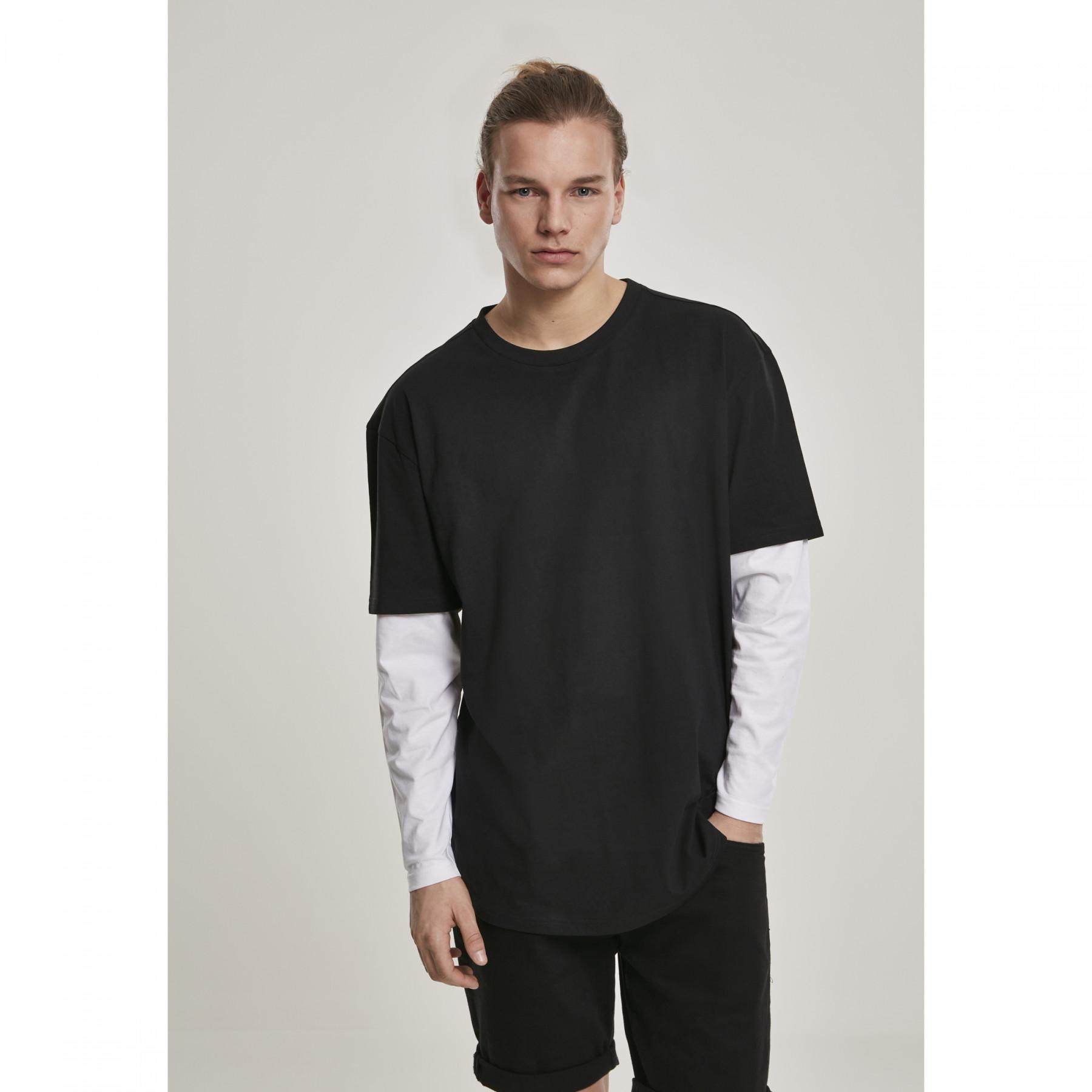 Urban Classic Oversized shaped double layer T-shirt