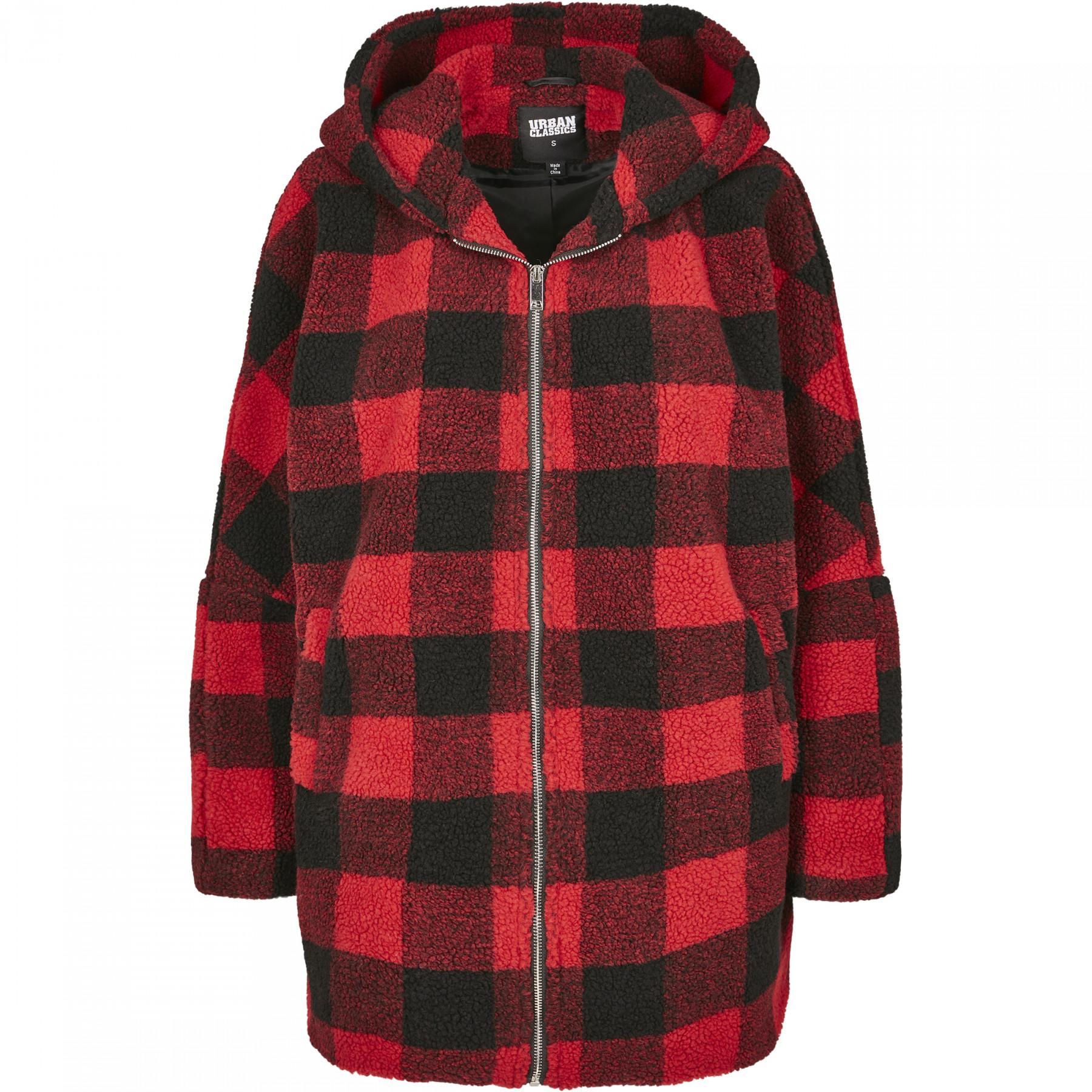 Women's Urban Classic hooded check parka