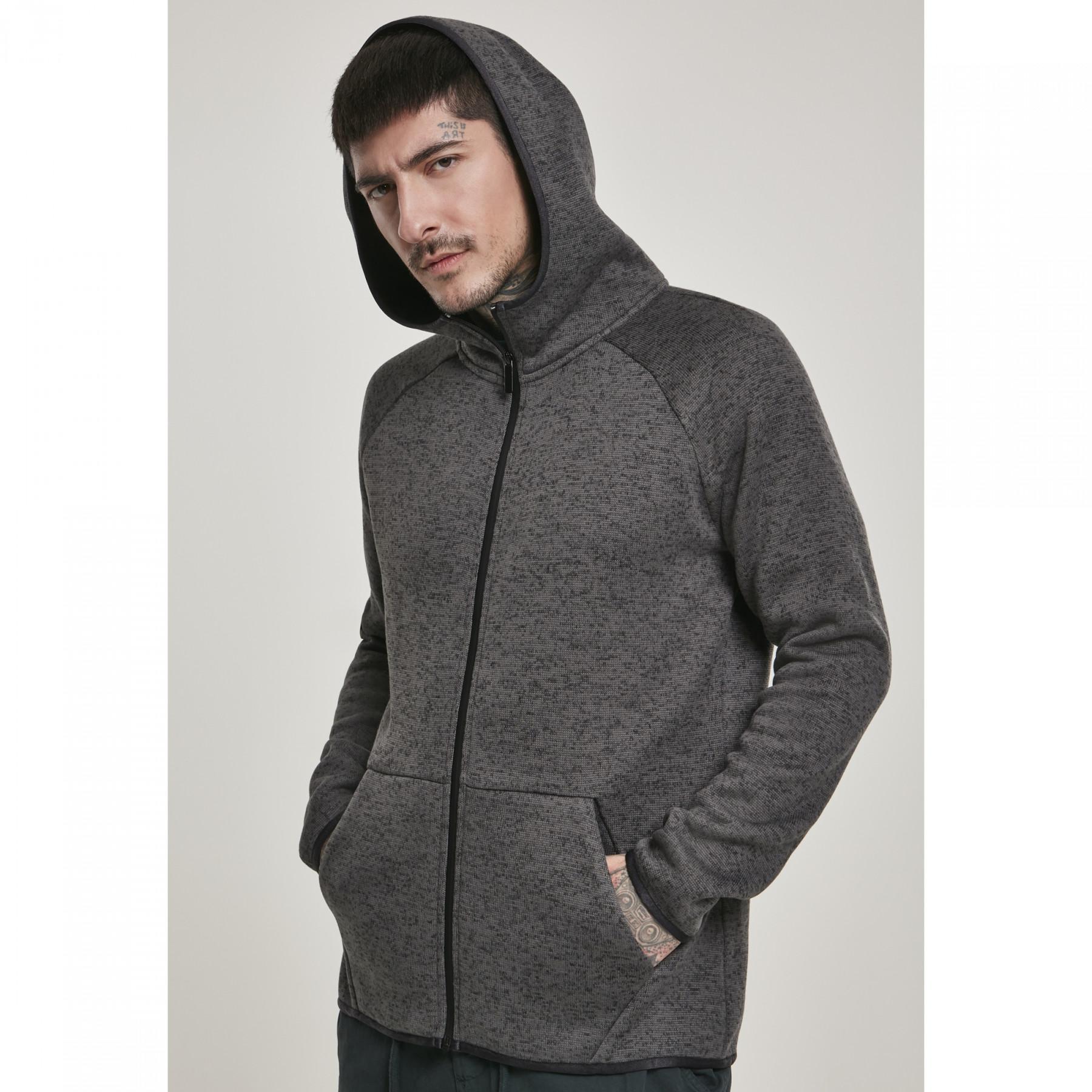 Sweatshirt Urban Classic knit fleece zip