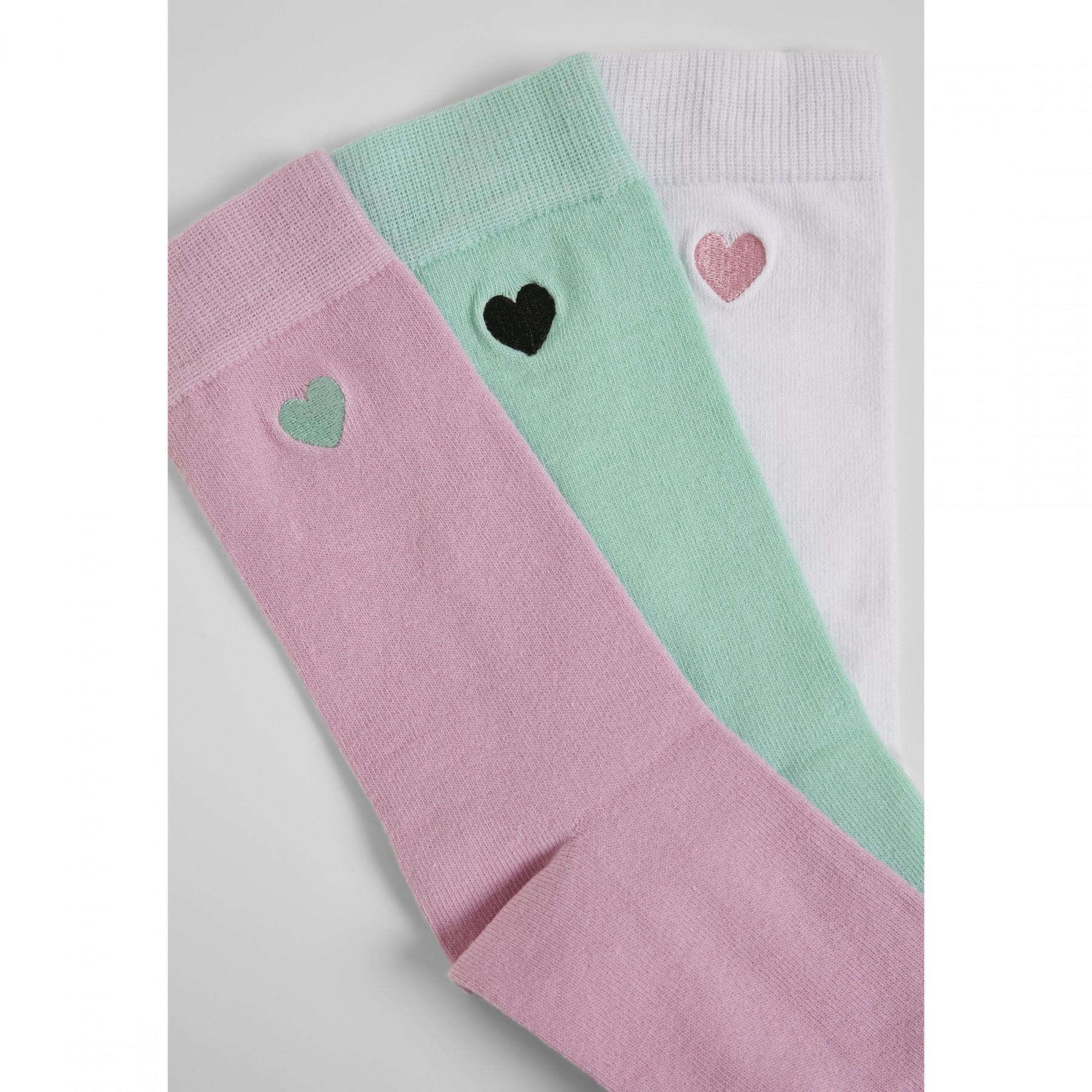 Pack of 3 Socks Urban Classic heart