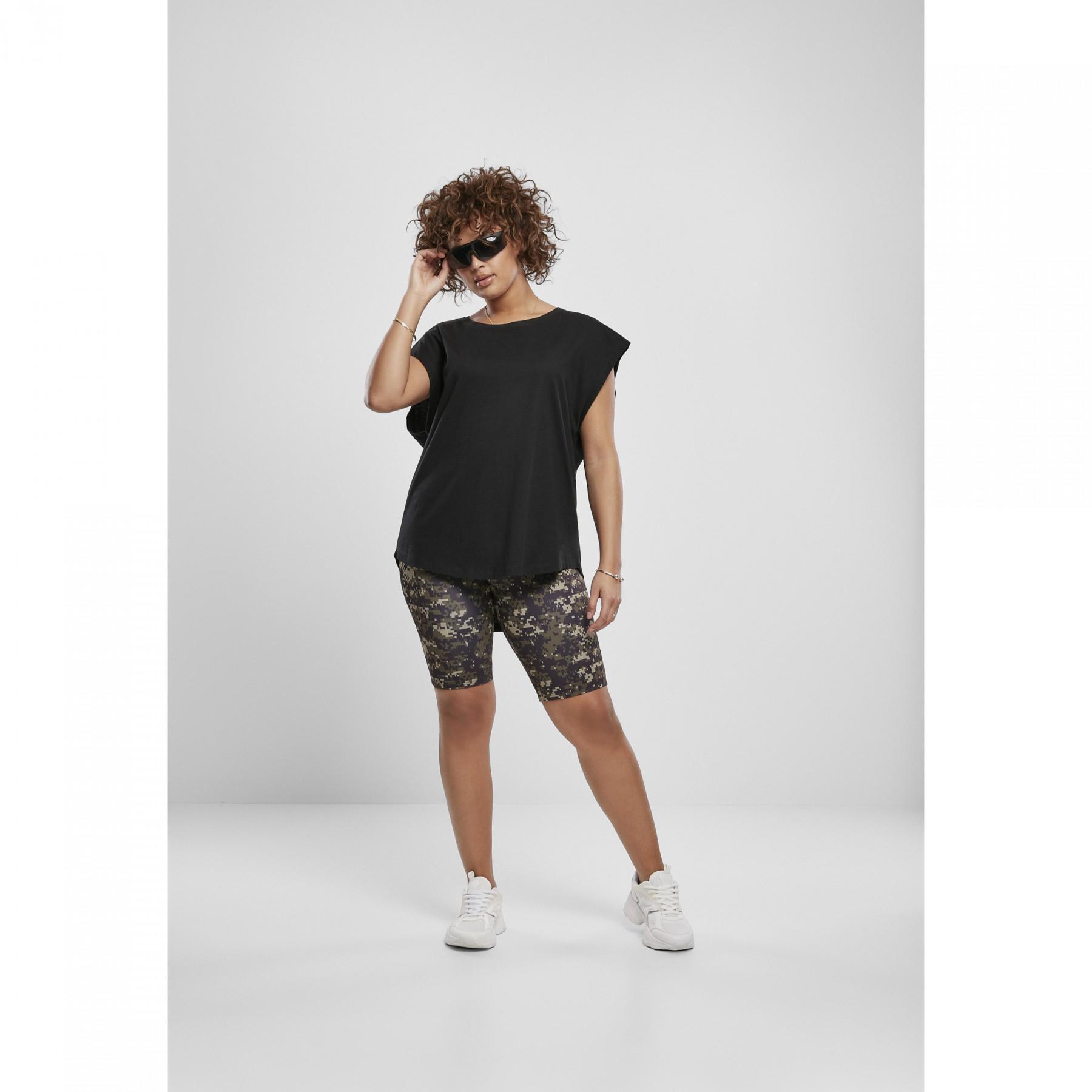 Cycling shorts for women Urban Classics high waist camo tech (Large sizes)