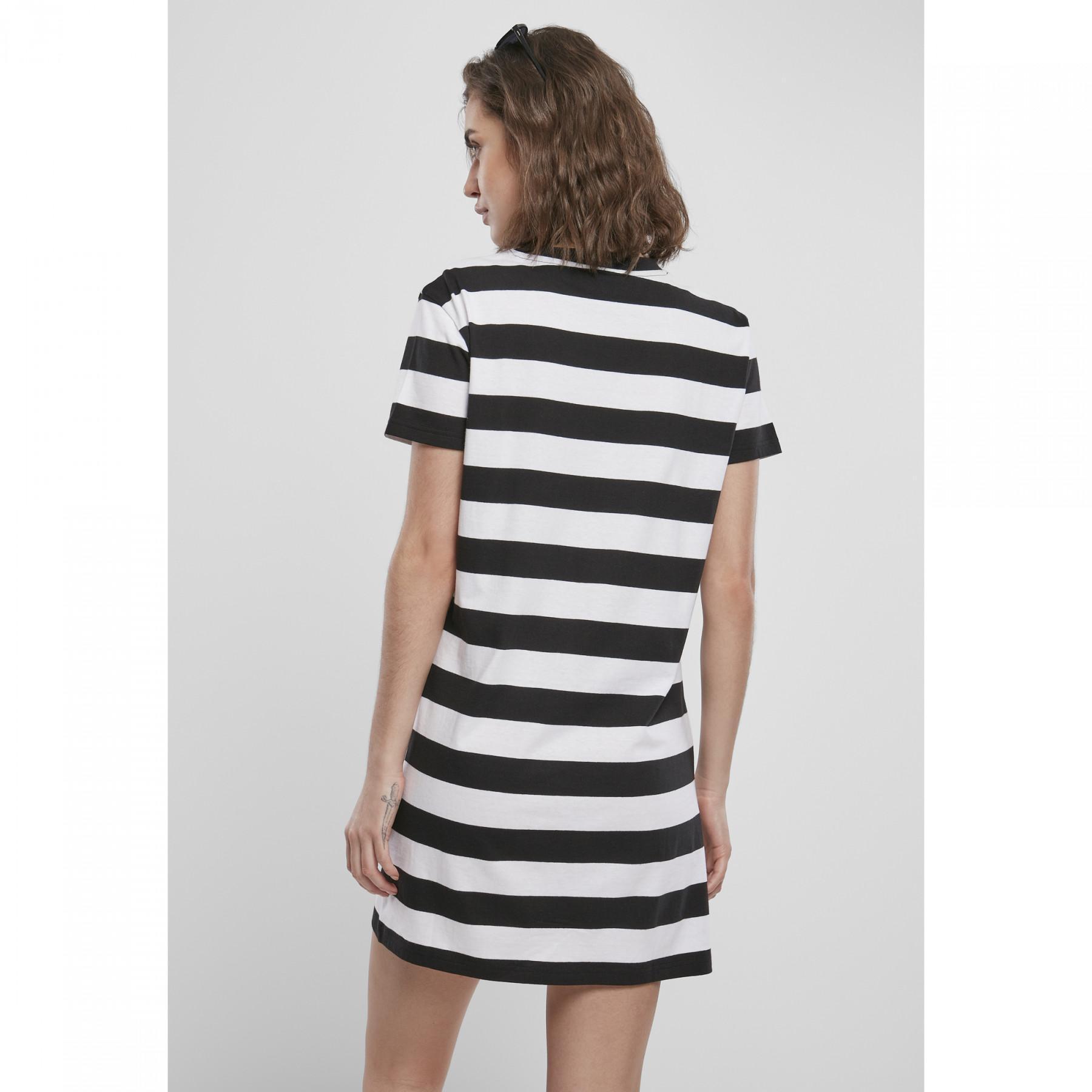 Women's dress Urban Classics stripe boxy