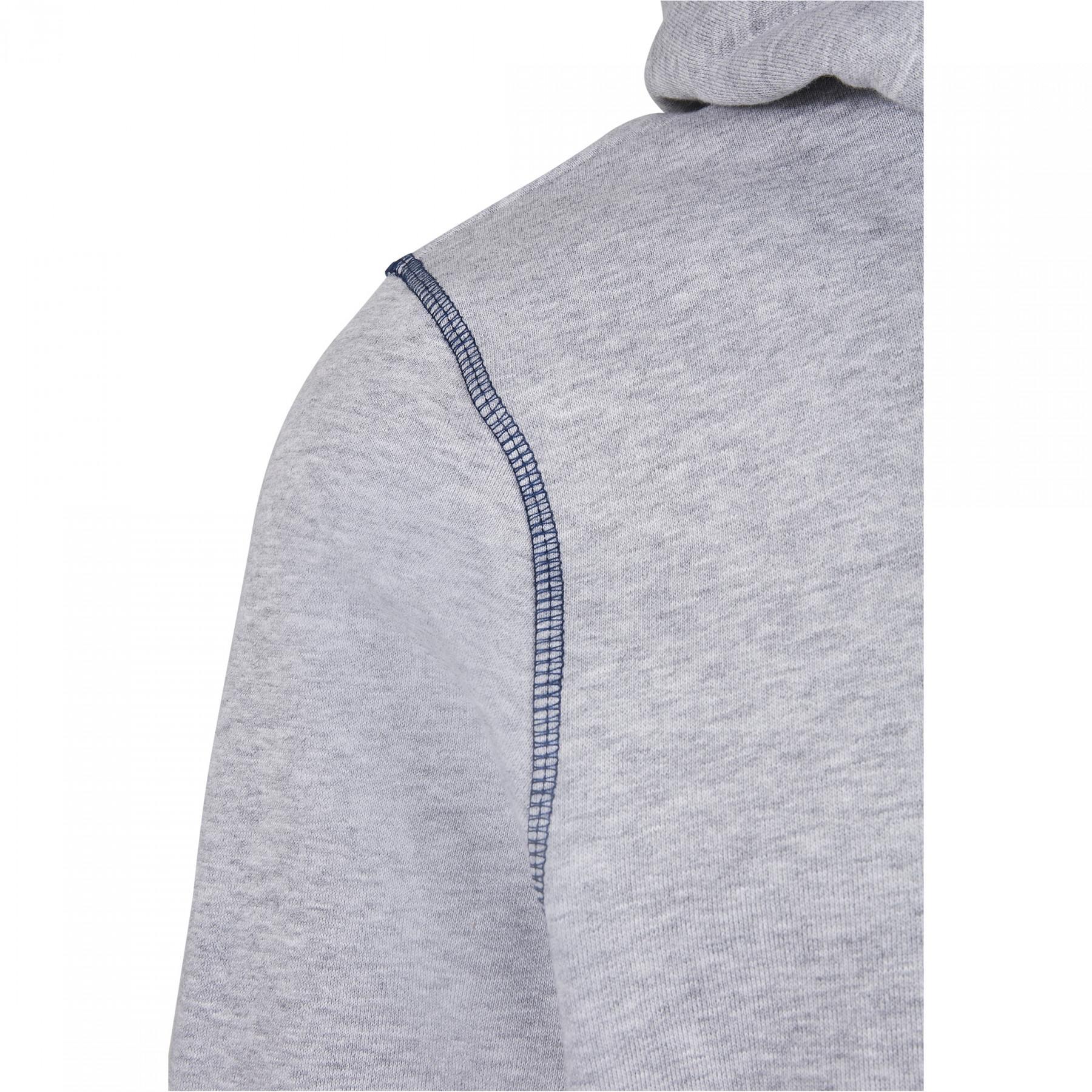 Zip-up sweatshirt Urban Classics organic contrast flatlock