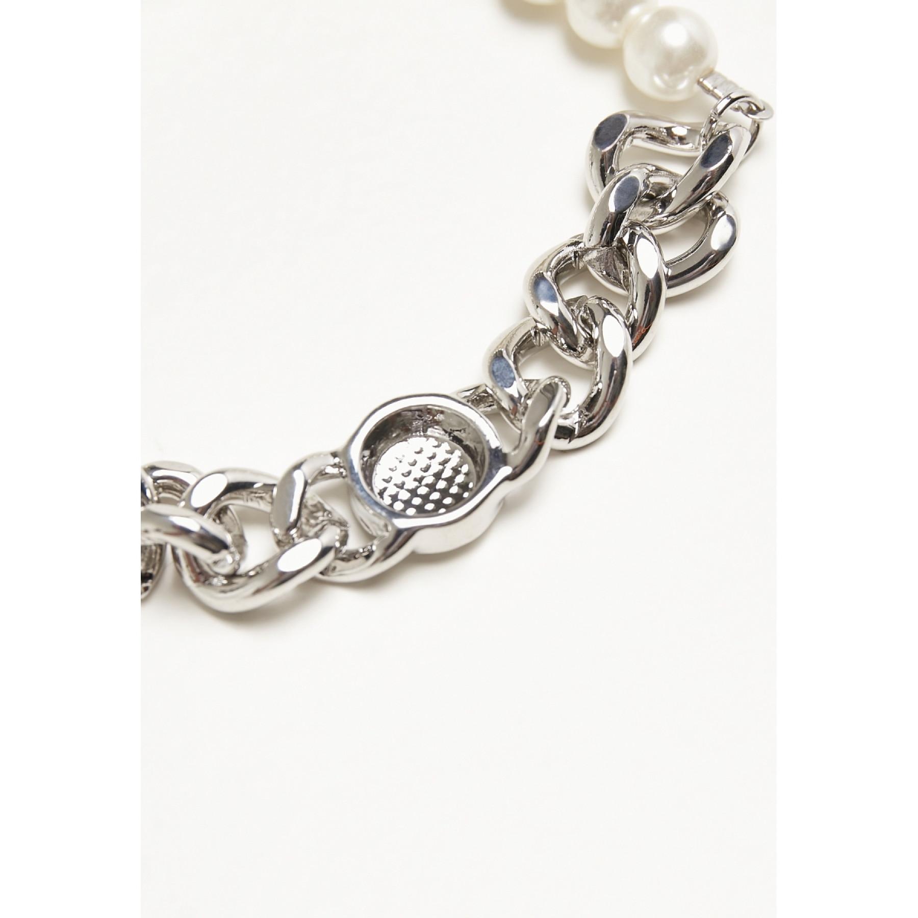 Bracelet Urban Classics pearl flat chain bracelet