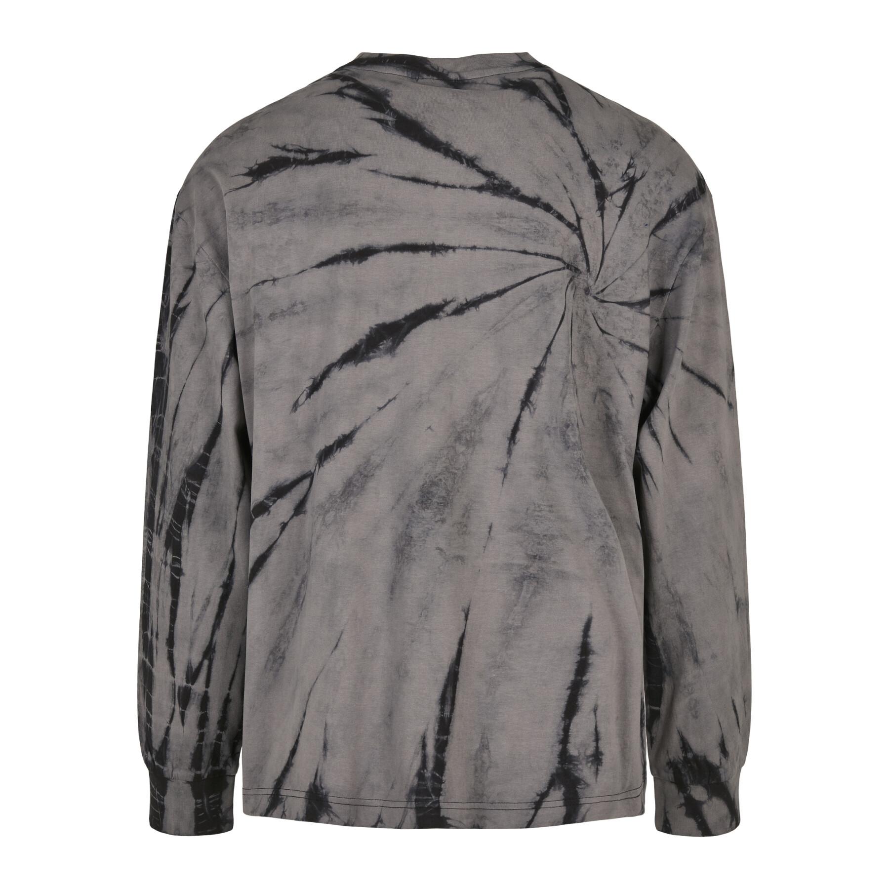 Long sleeve shirt Urban Classics boxy tye dye (GT)