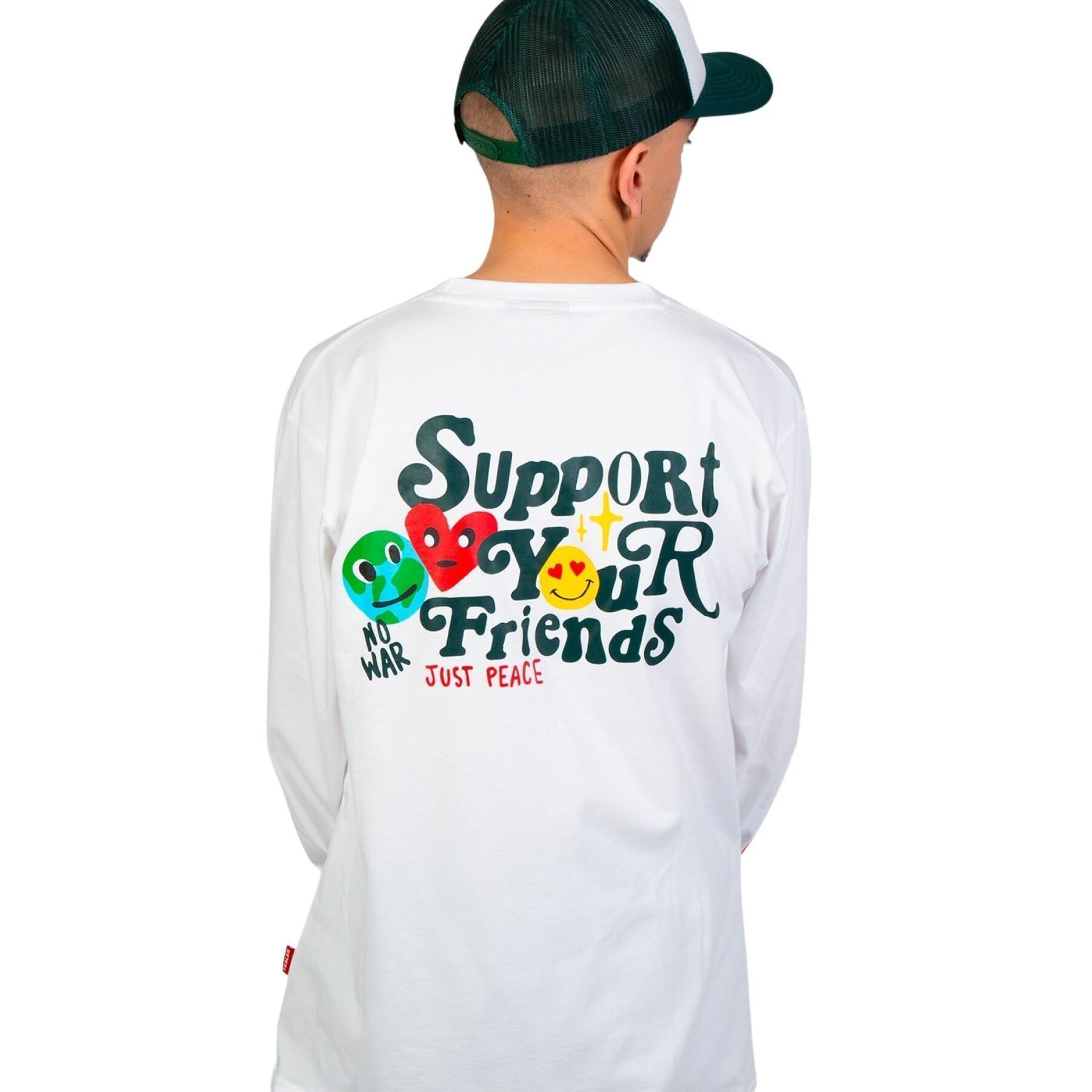 Long sleeve T-shirt Tealer Support Your Friends