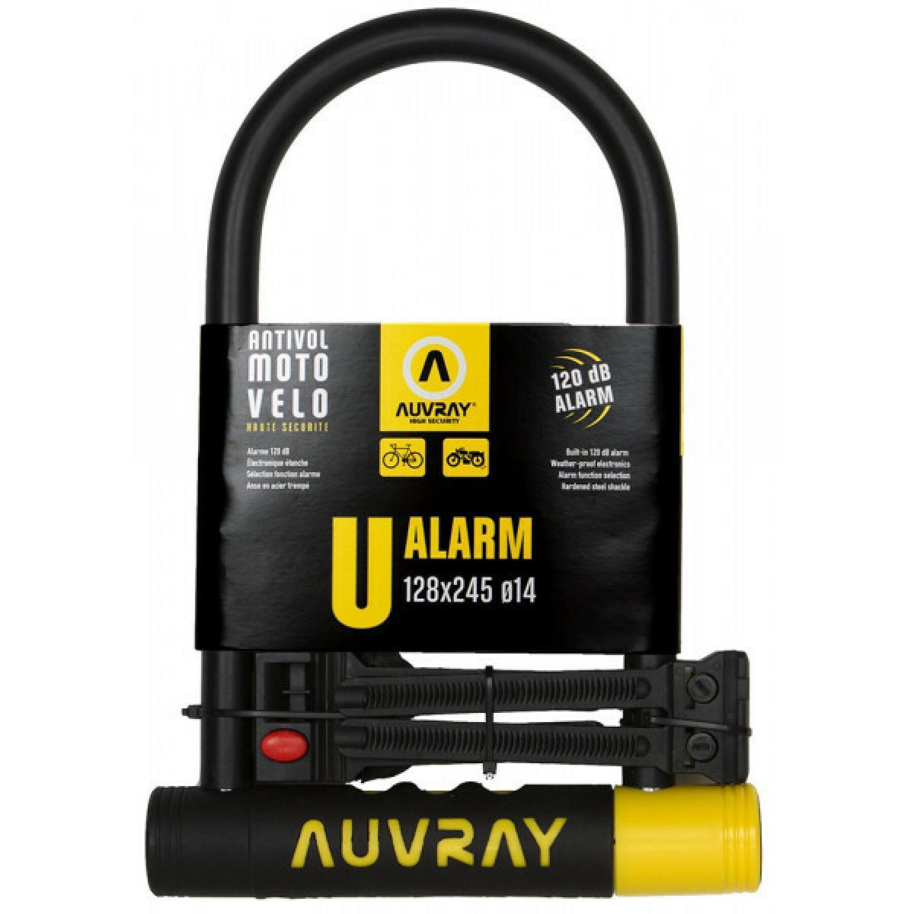 Anti-theft u alarm Auvray Alarm 128X245
