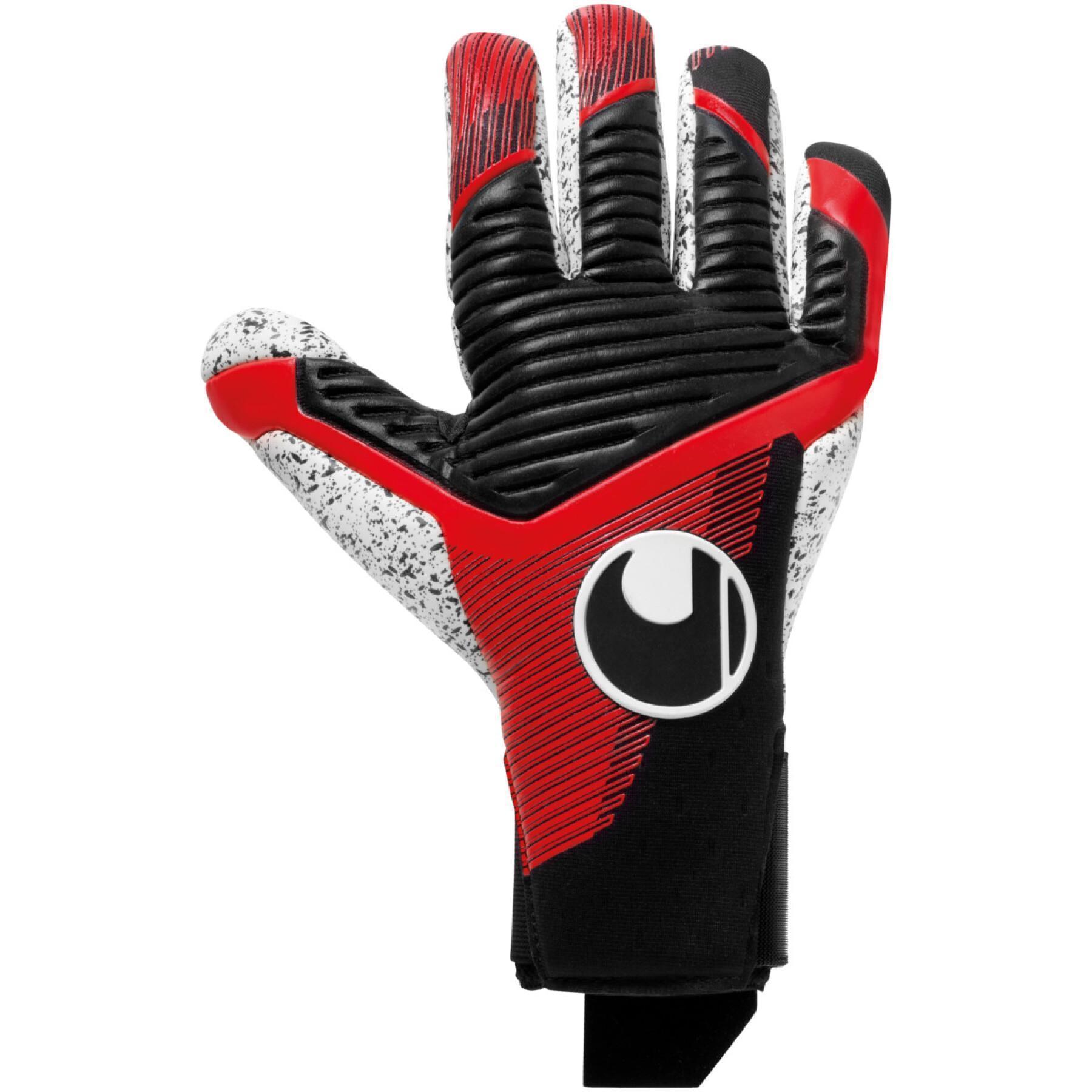 Goalkeeper gloves Uhlsport Powerline Supergrip+ Finger Surround