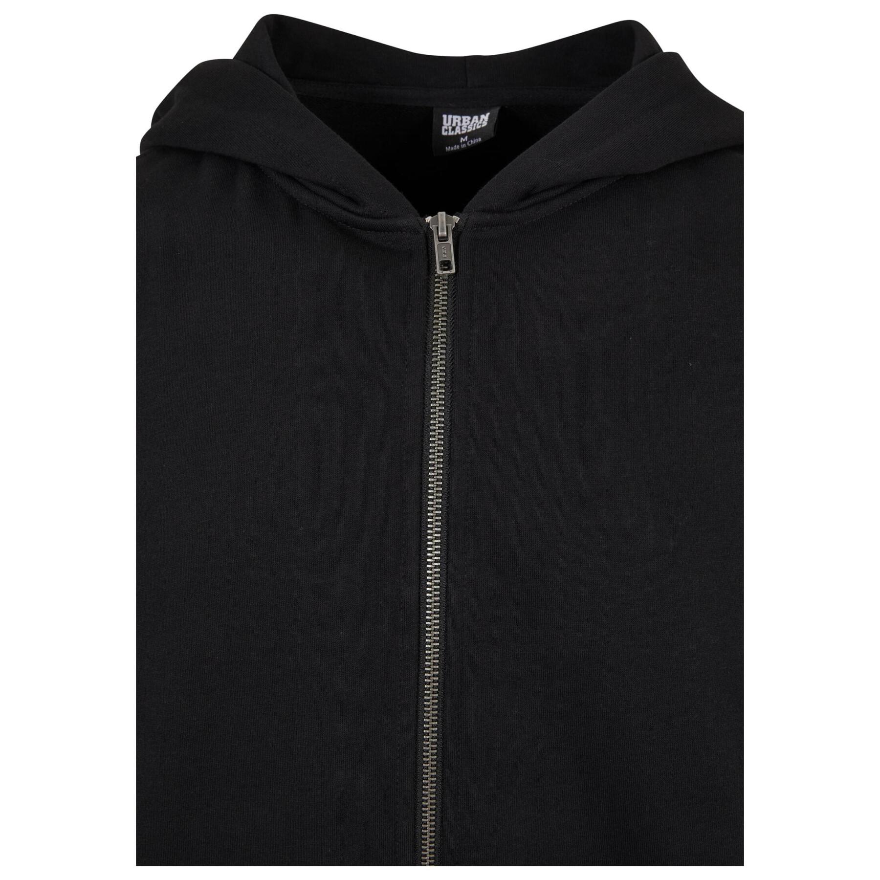 Sweat zipped hoodie Urban Classics 90's