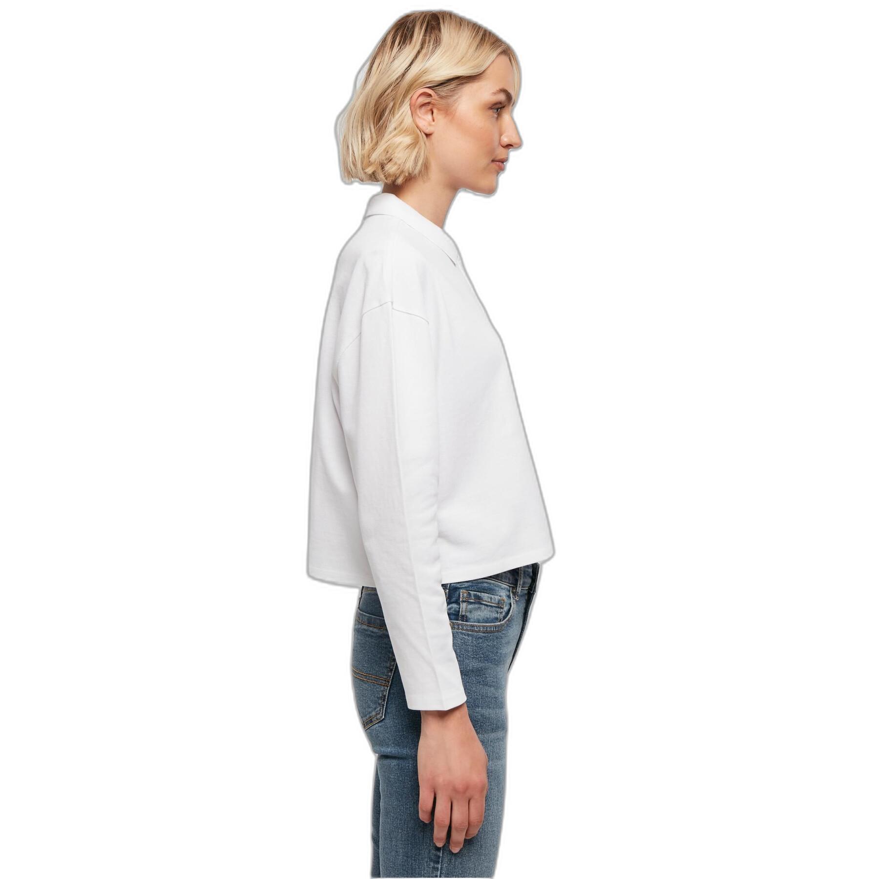 Oversized short sleeve polo shirt for women Urban Classics GT