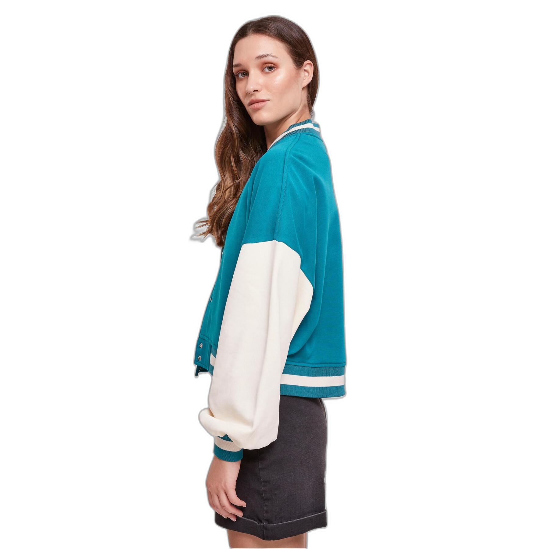 Women's oversized jacket Urban Classics 2 Tone College Terry - Coats and  Jackets - Woman - Lifestyle