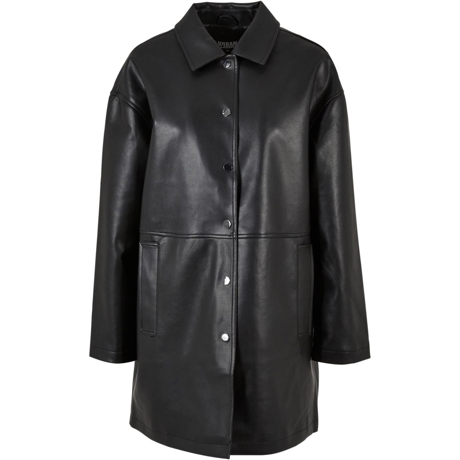 Women's faux leather coat Urban Classics