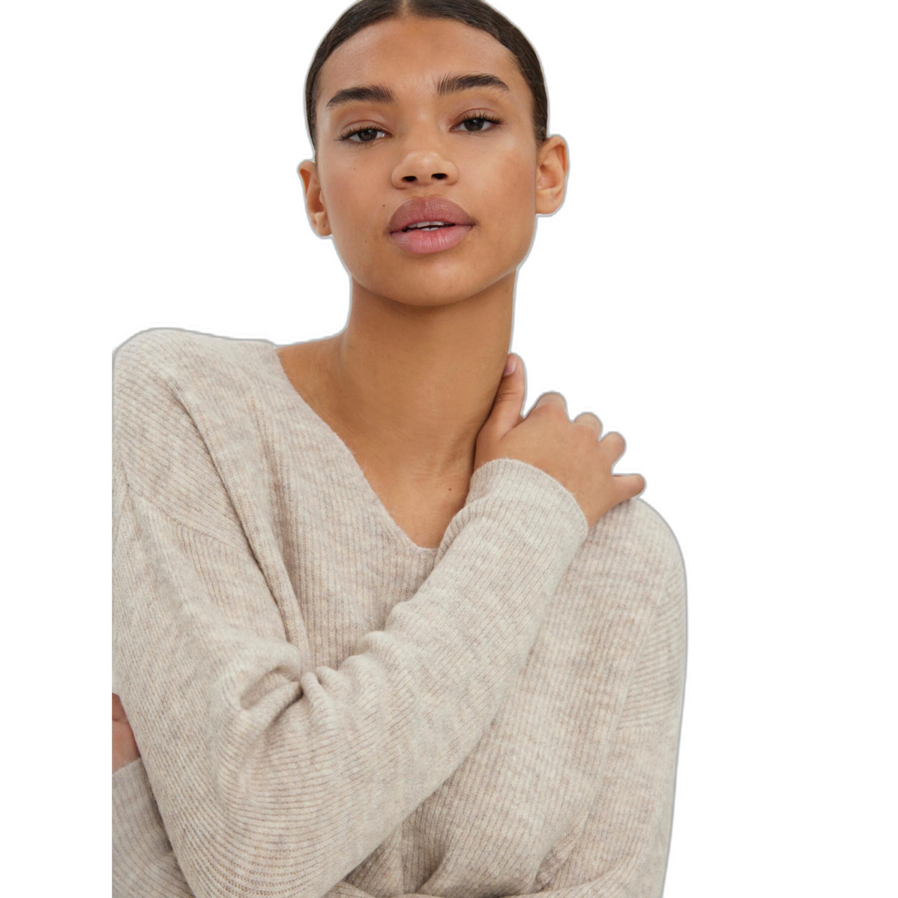 Women's sweater Vero Moda Vmcrewlefile V-Neck