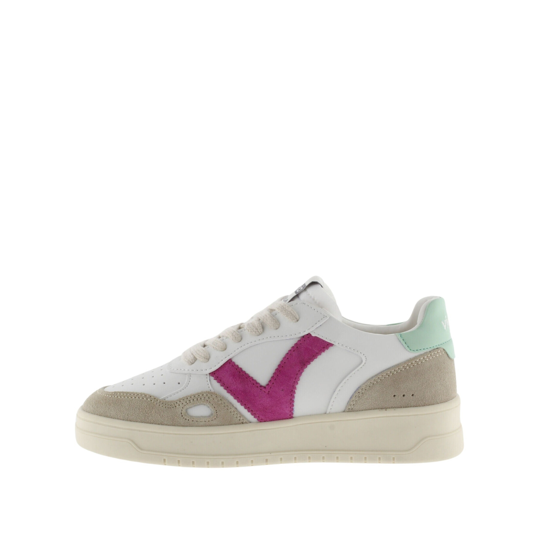 Women's leather-effect low-top sneakers Victoria
