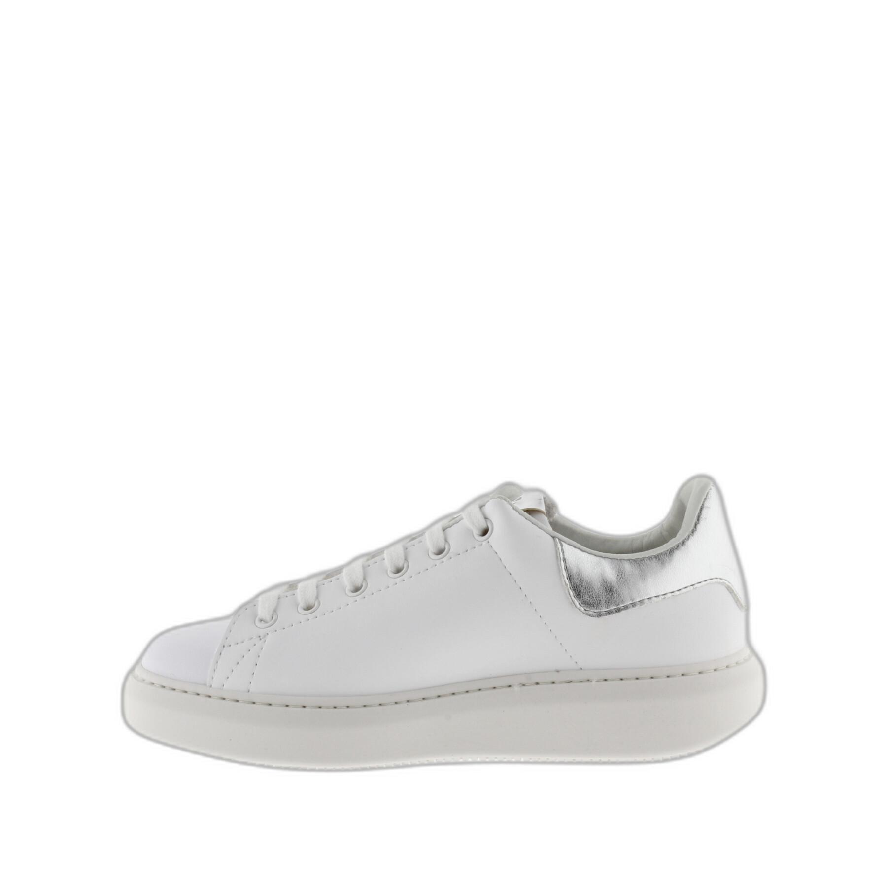Leather and metal effect sneakers for women Victoria Milan