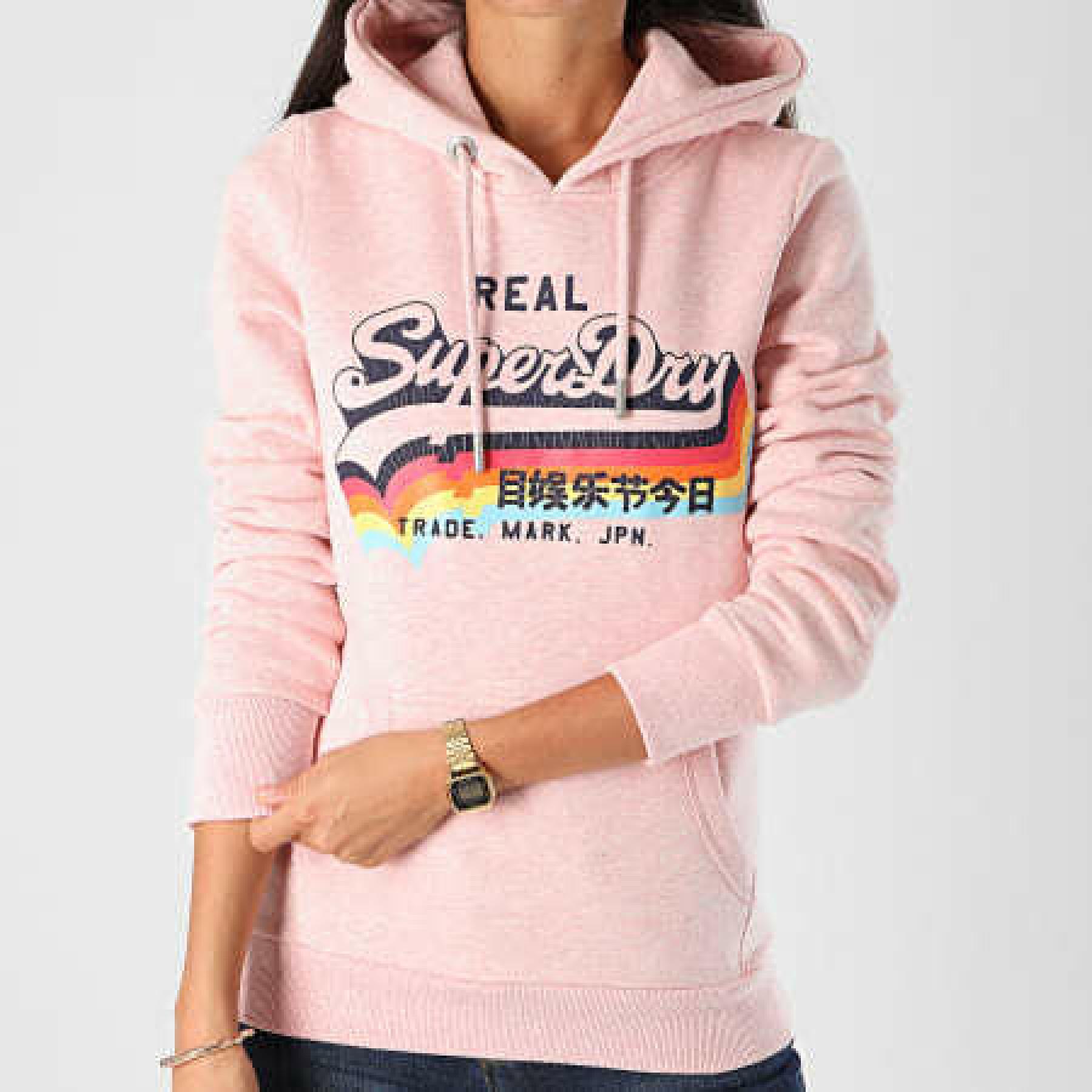 Women's hoodie Superdry Vintage Logo