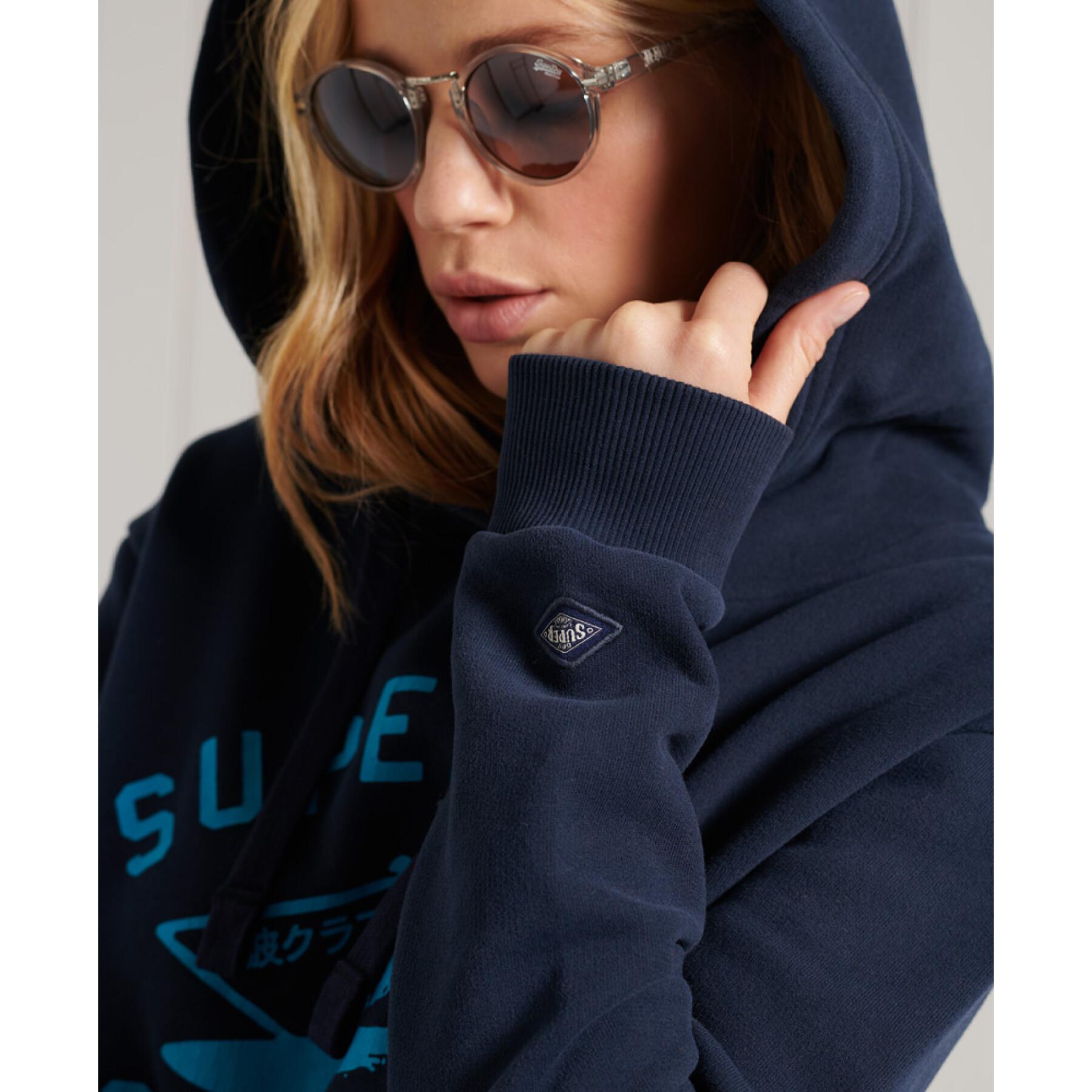 Women's hooded sweatshirt Superdry Cali Surf