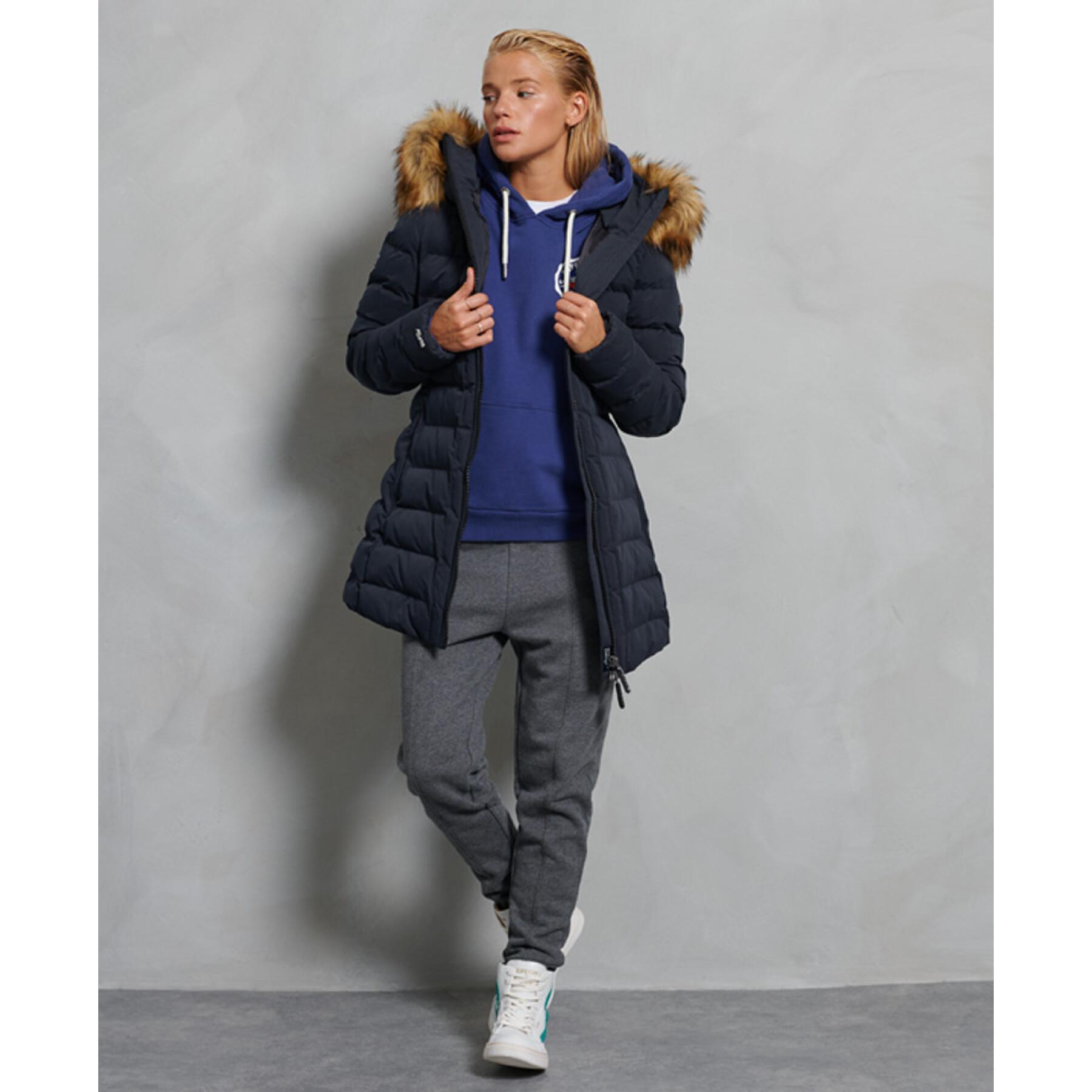 Women's long jacket Superdry Arctic