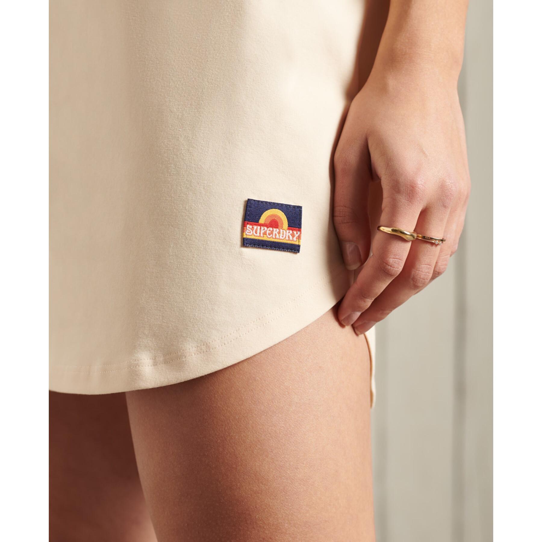 Women's raglan sleeve t-shirt dress Superdry Cali Surf