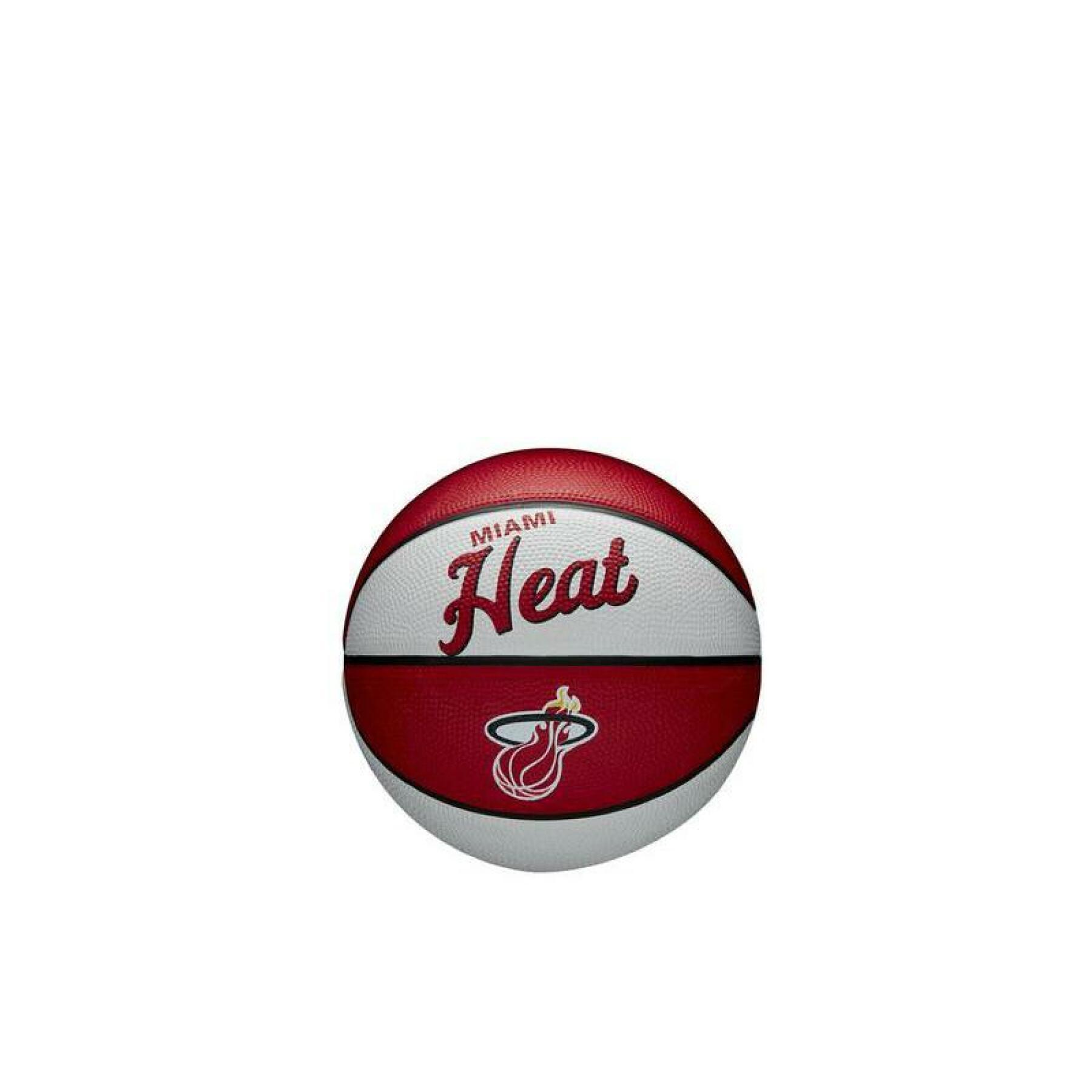 Mini nba retro ball Miami Heat