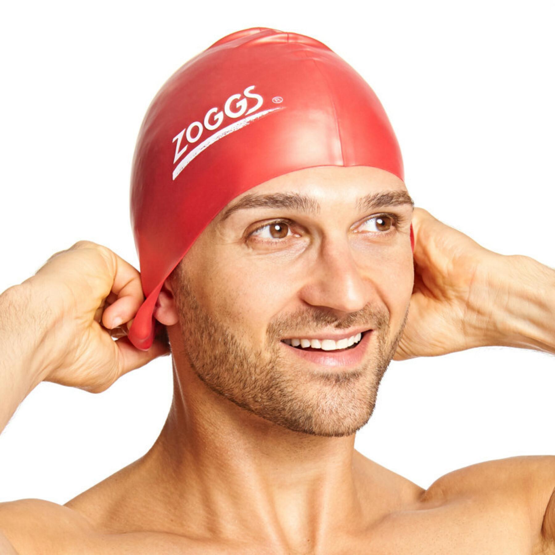 Silicone bathing cap in plain color Zoggs